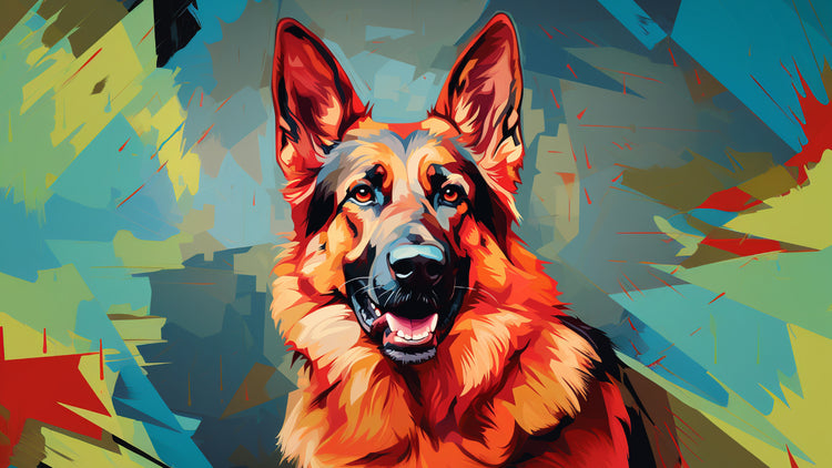 Aesthetic Dog Canvas Prints Wall Decor Art Paintings Gifts Ideas