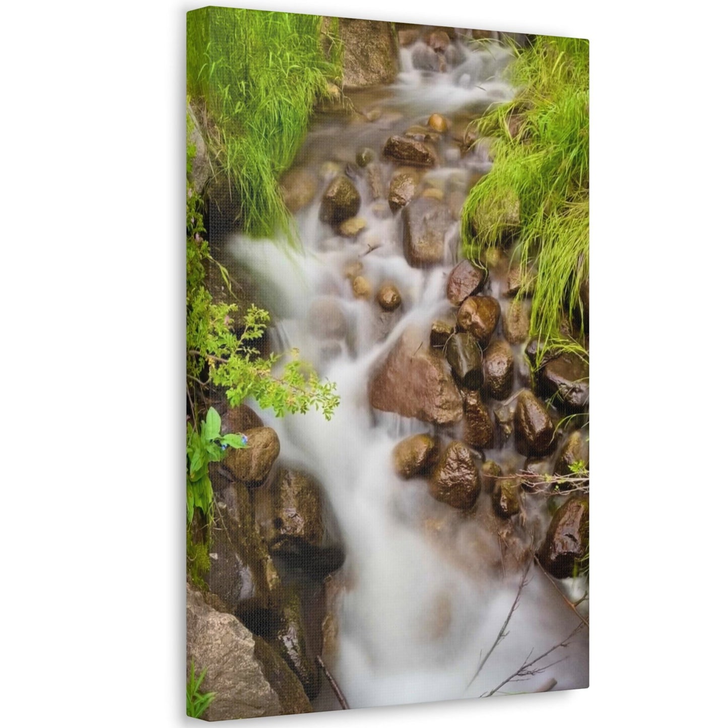 aesthetic mountain stream wall art, scenic wall art prints decor, aesthetic mountain stream wall decor art, rocky mountain stream wall art decor