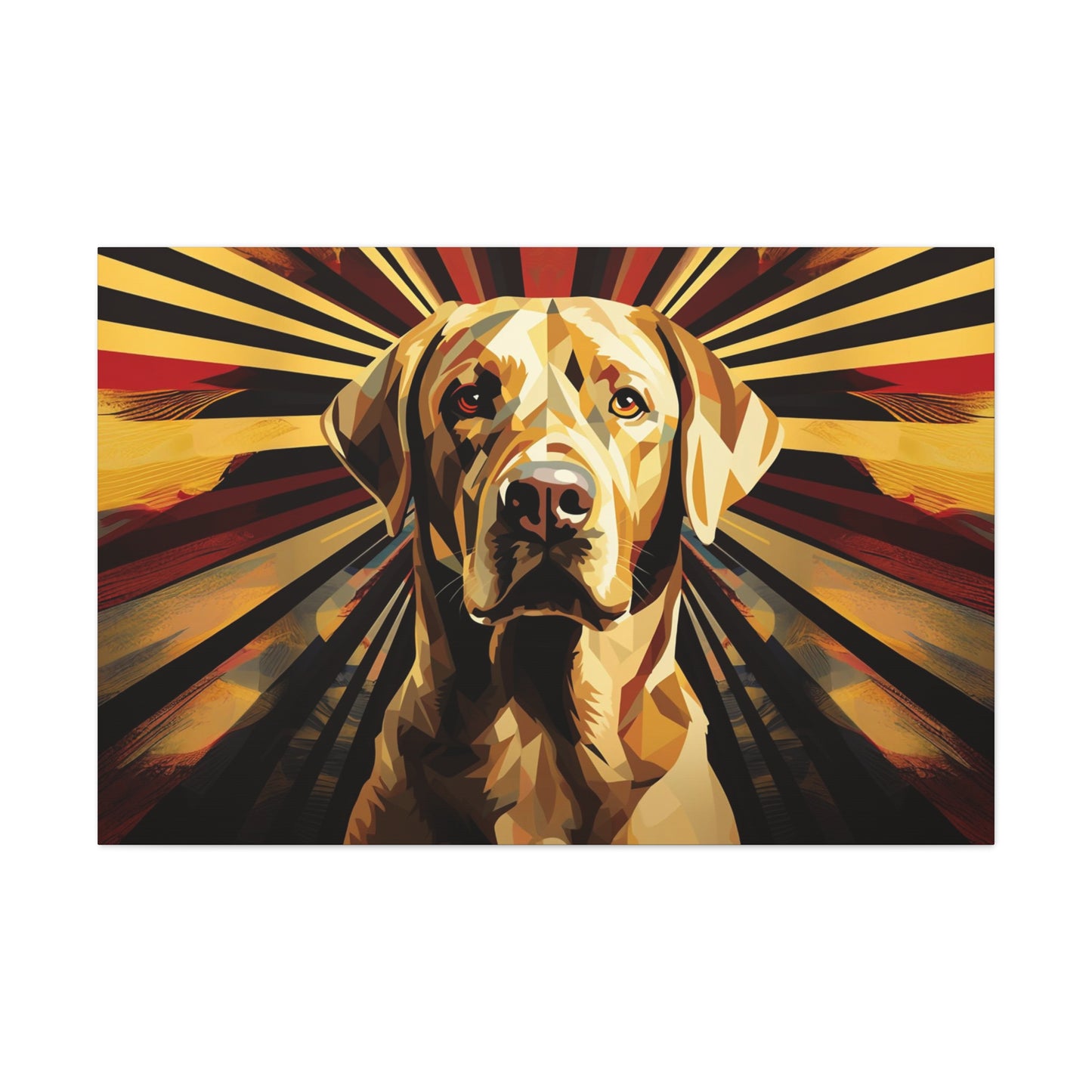 golden lab canvas prints, golden lab art print picture