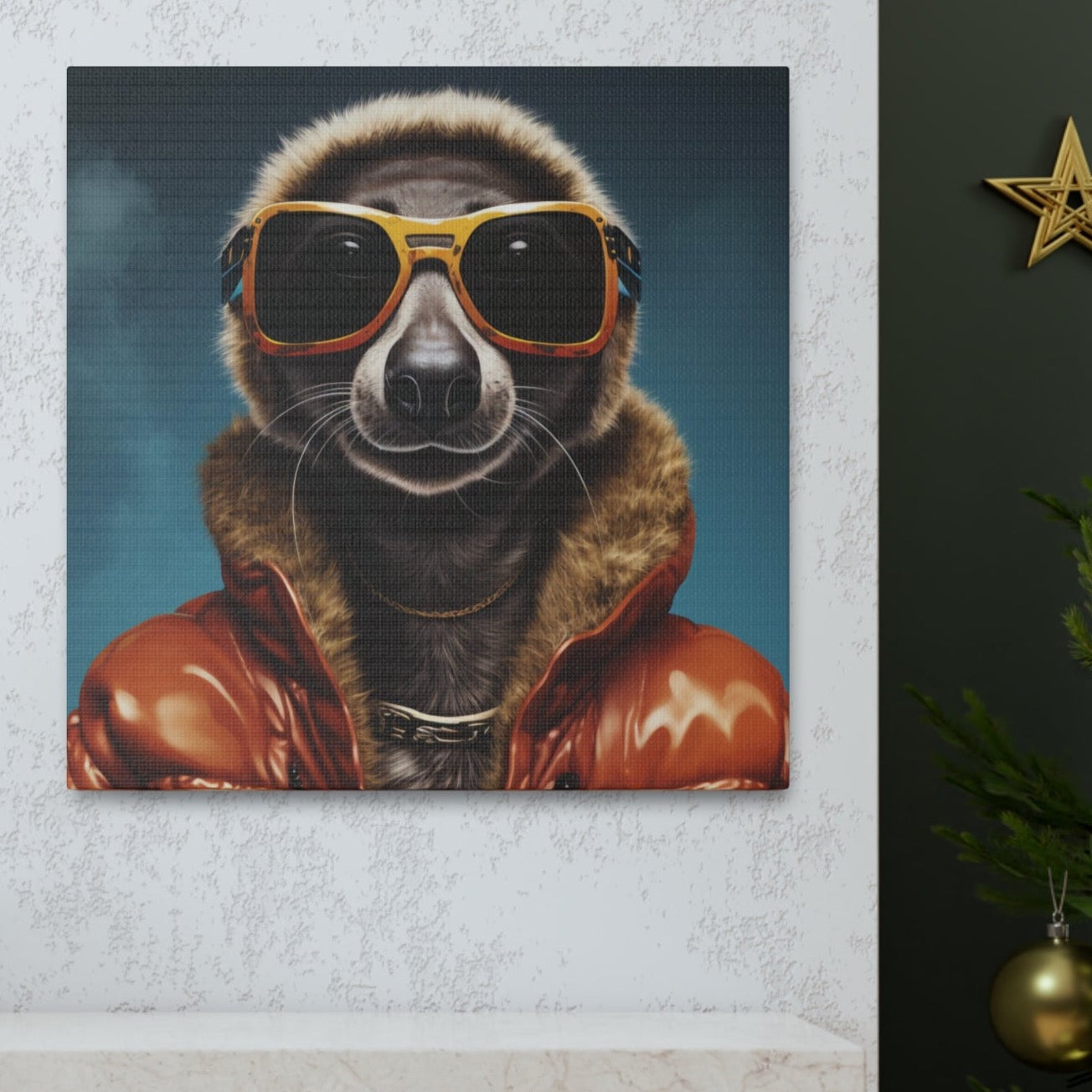 wall art of Meerkat