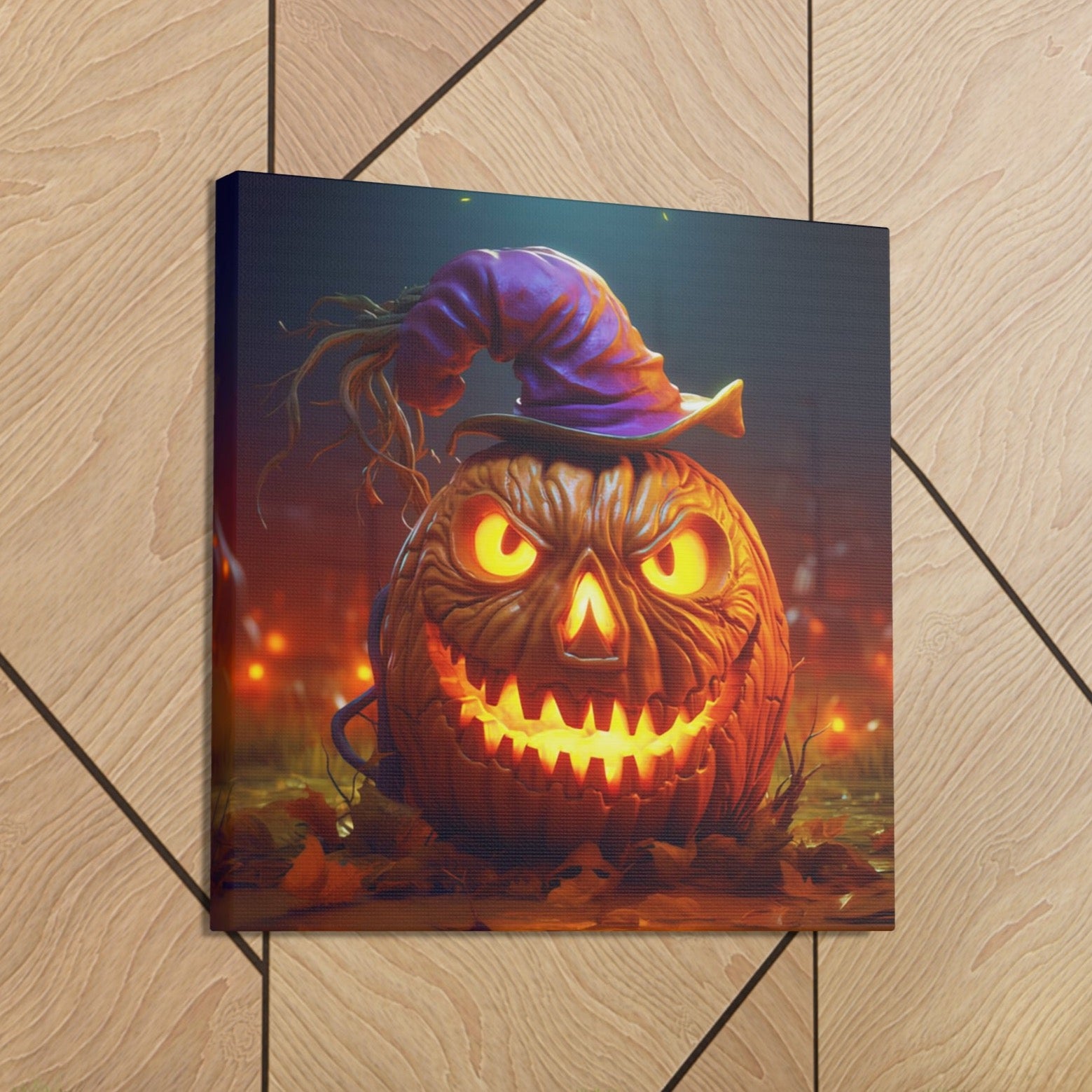 animation jack-o-lantern wall decor
