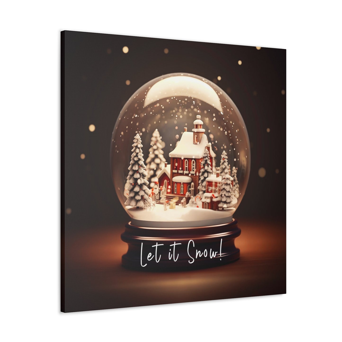 snow globe Christmas decor indoor