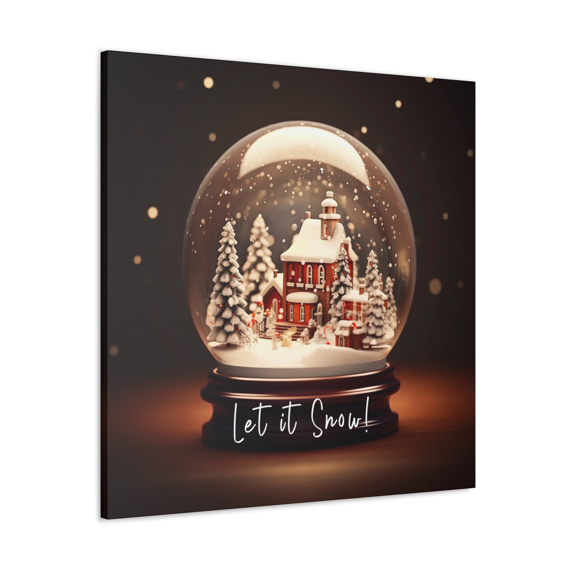 snow globe Christmas decor indoor