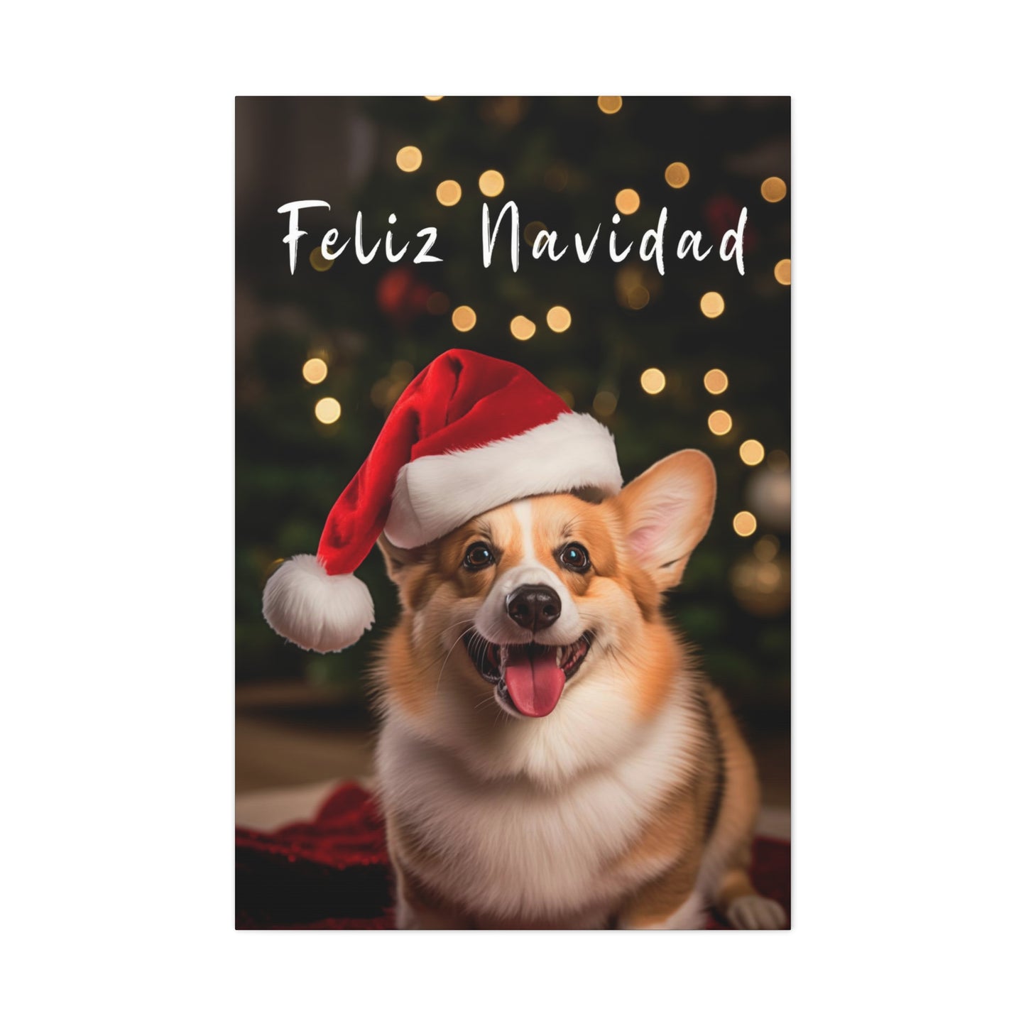 Pembroke Welsh Corgi Christmas wall art ideas