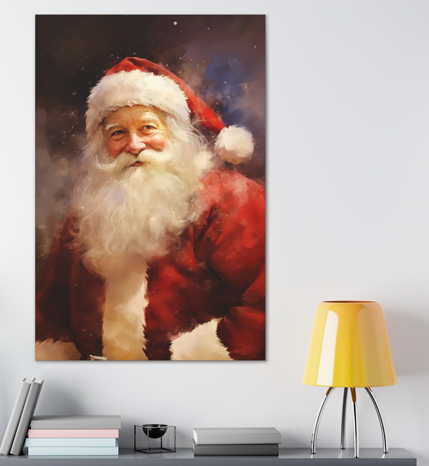 santa clause wall art decor