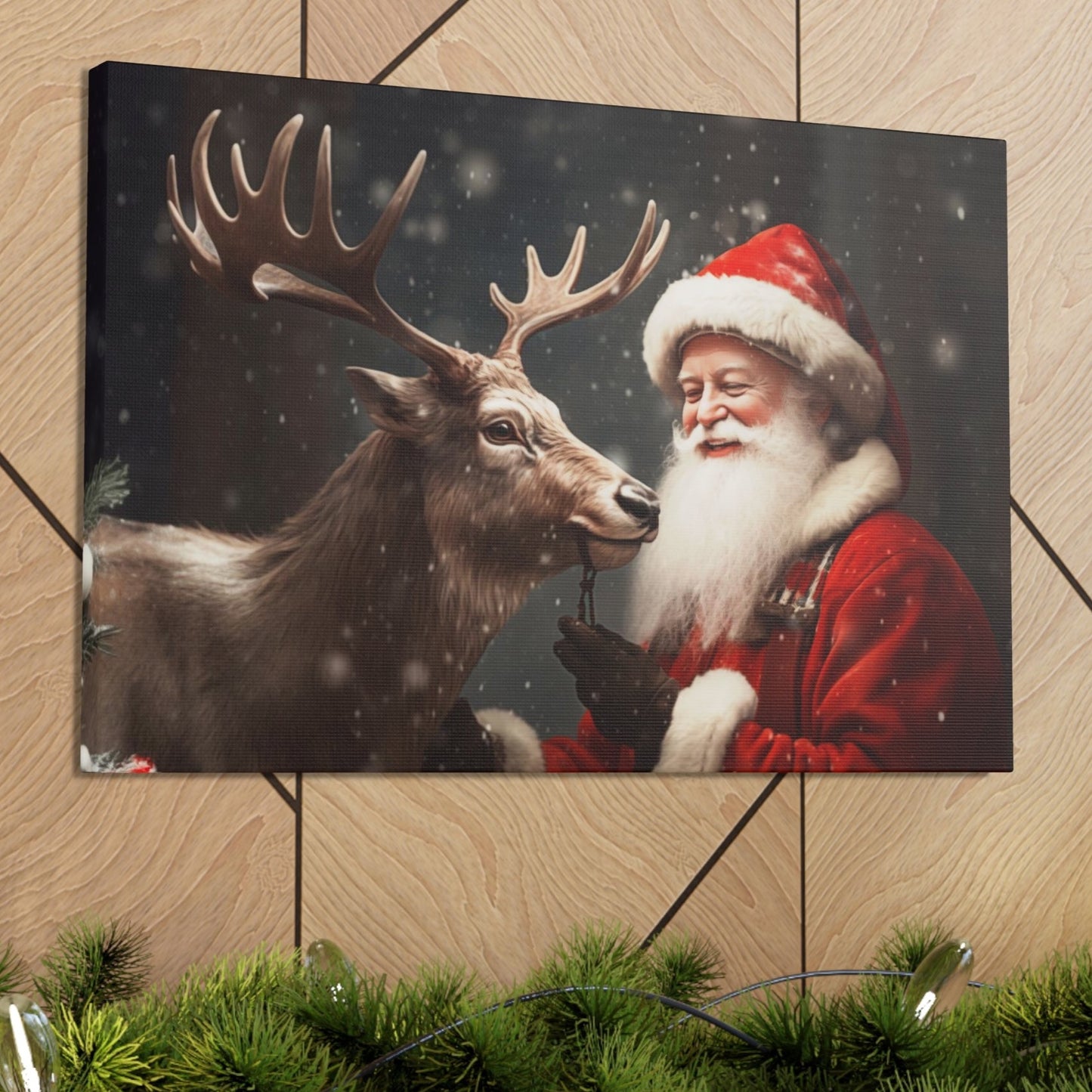 santa claus wall art decor