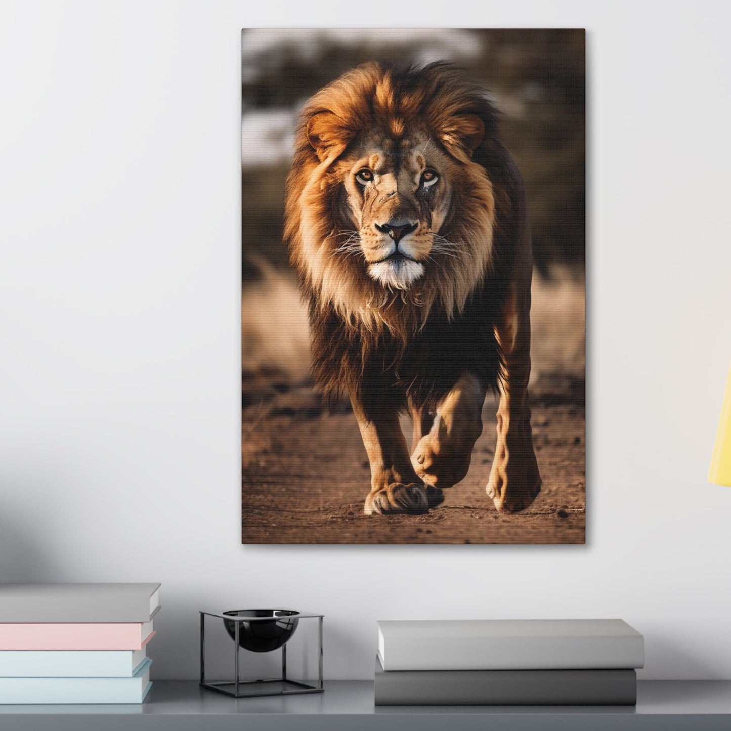 aesthetic lion indoor decor