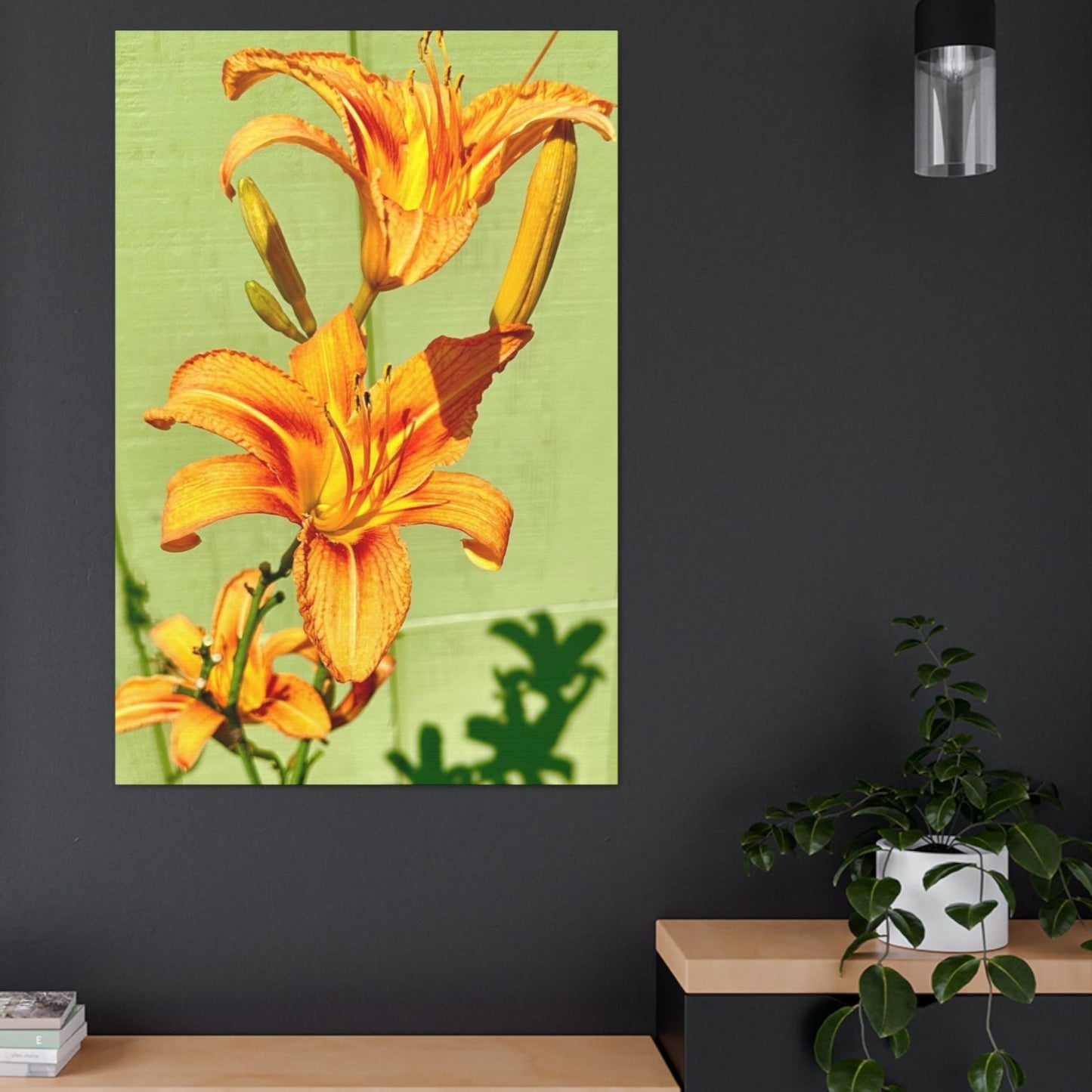 daylily wall decor art