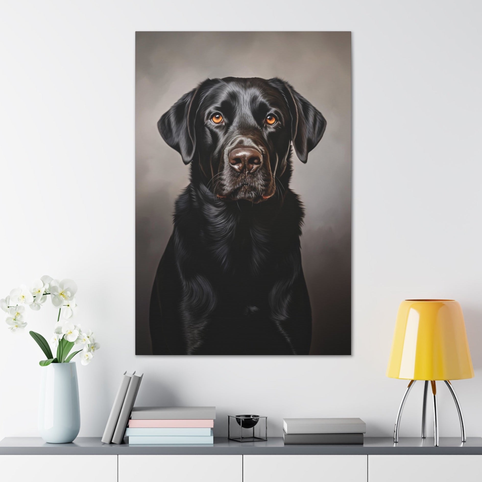 Black Lab art decor ideas