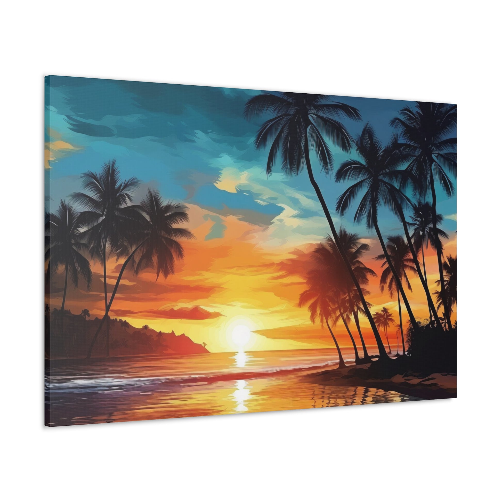aesthetic sunset wall art