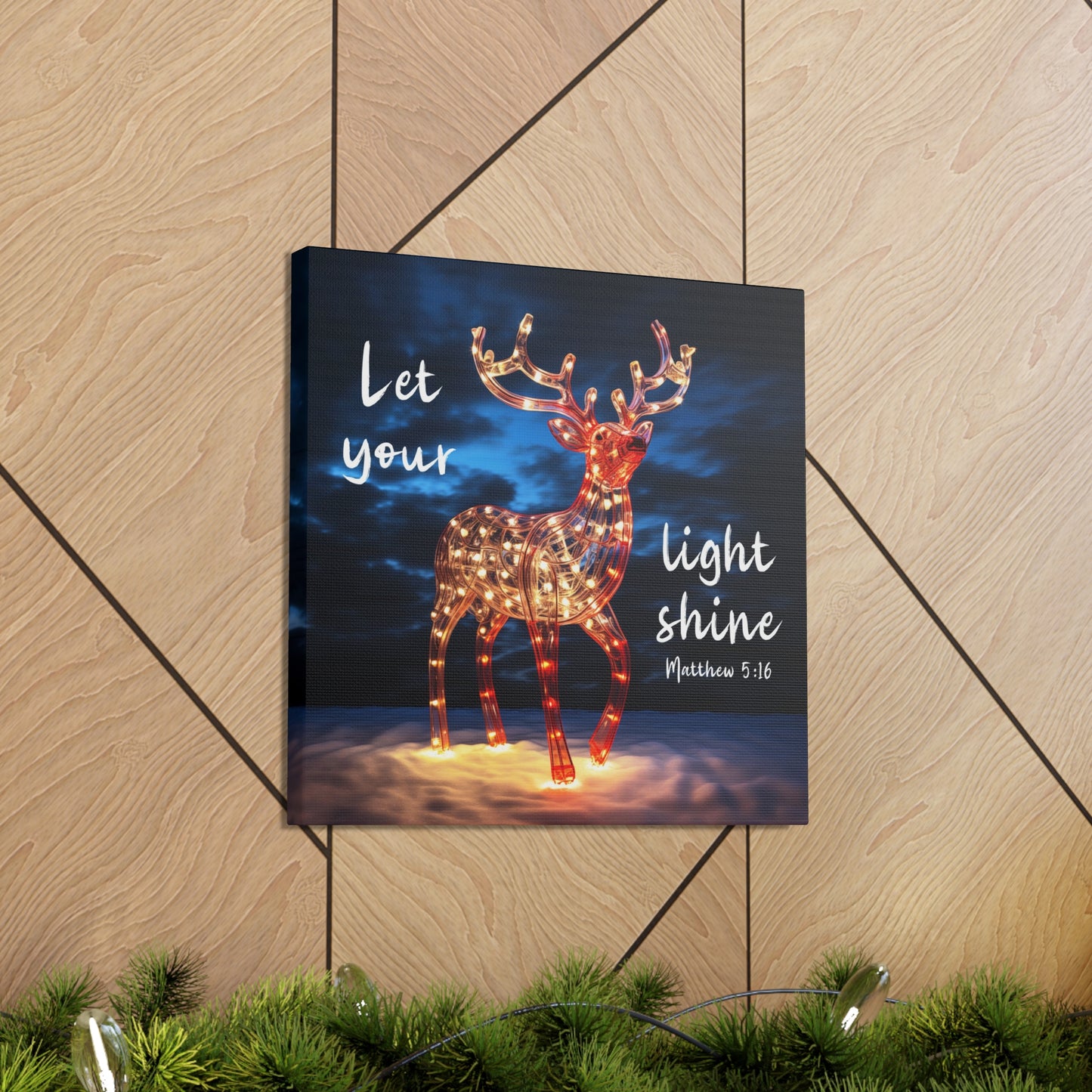 Christmas Reindeer wall decor art