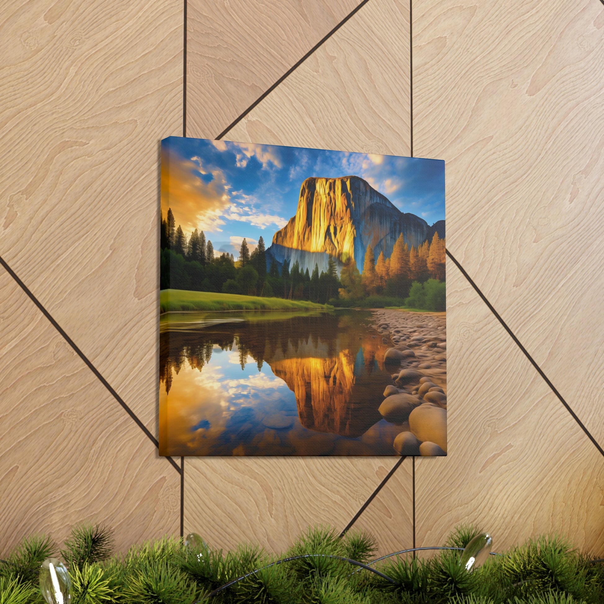 sunrise mountains wall decor art