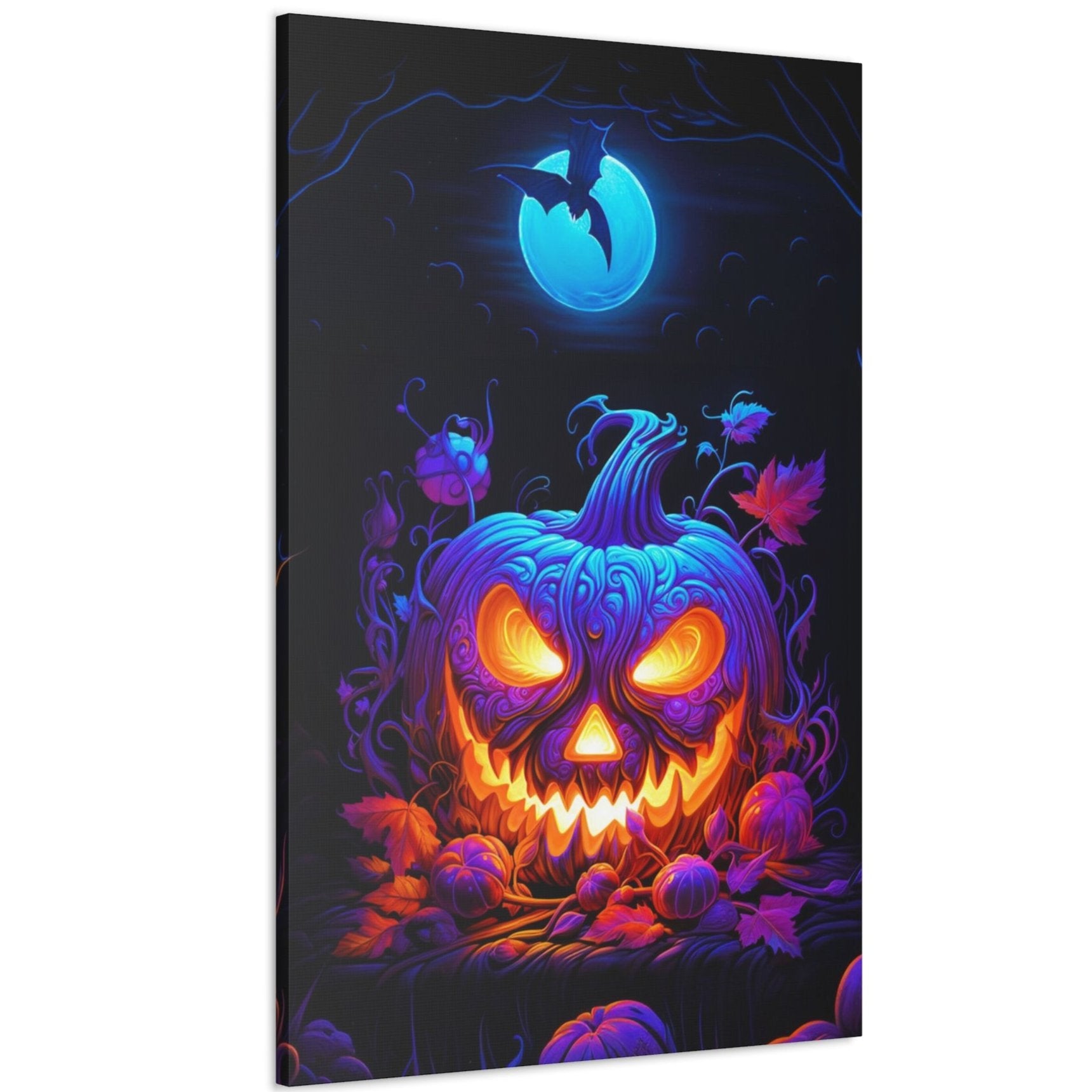 Halloween jack-o-lantern decor indoor