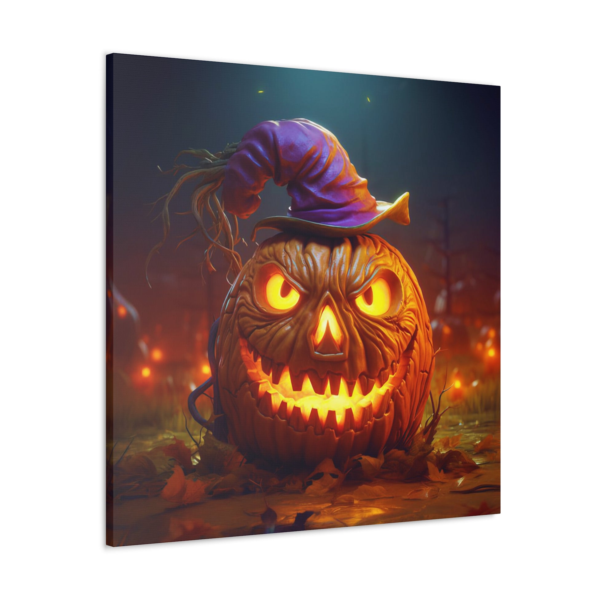 Halloween jack-o-lantern decor indoor