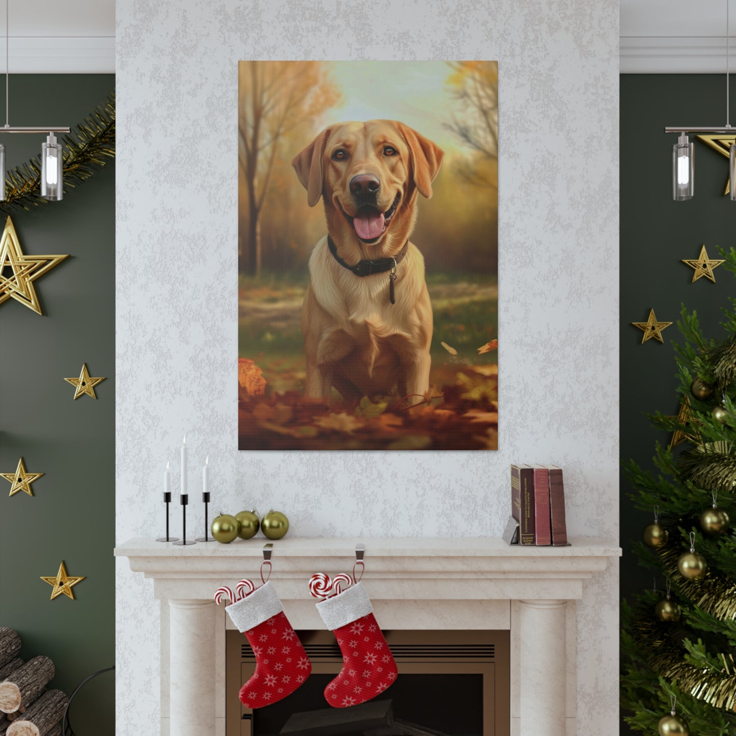 golden lab wall art