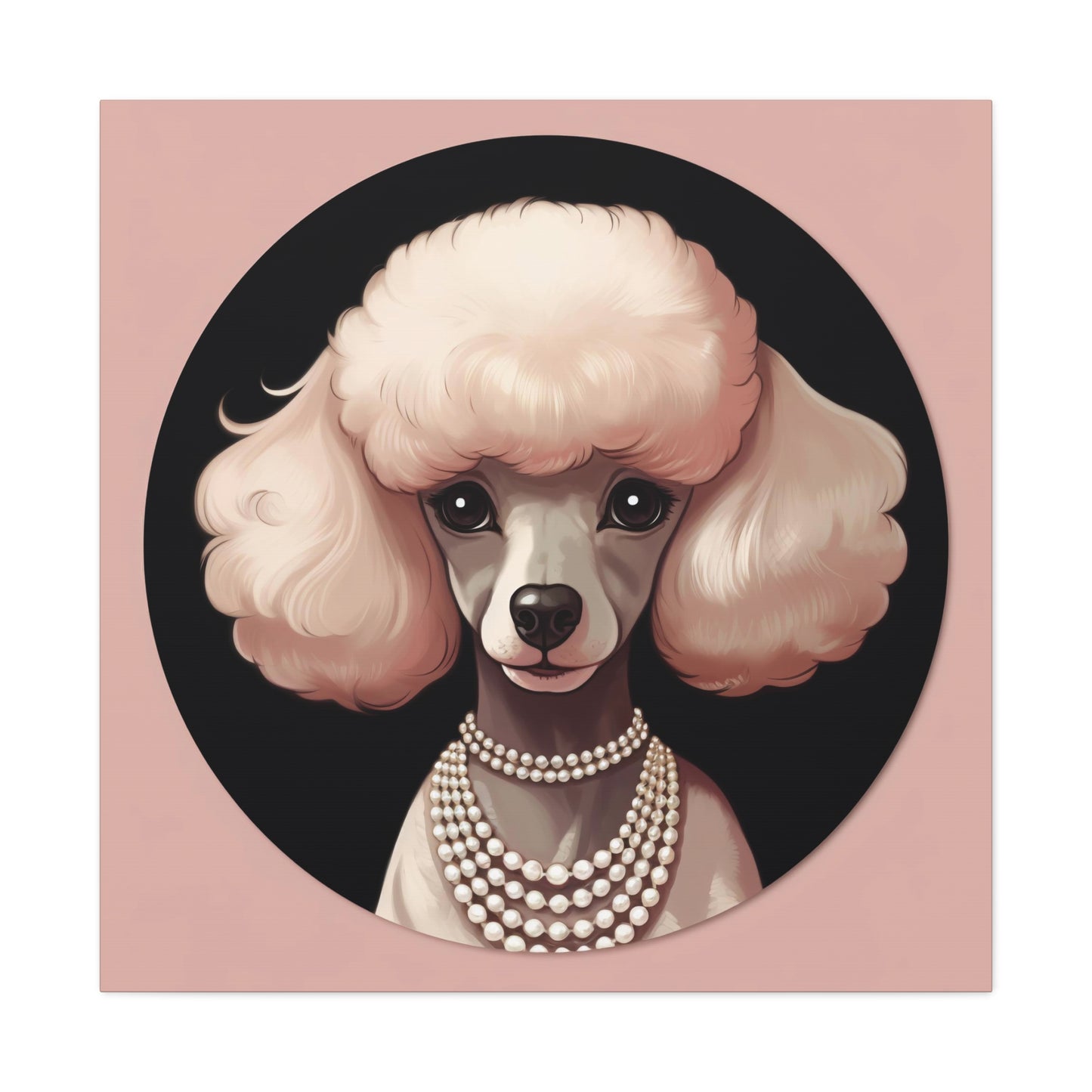 poodle canvas prints