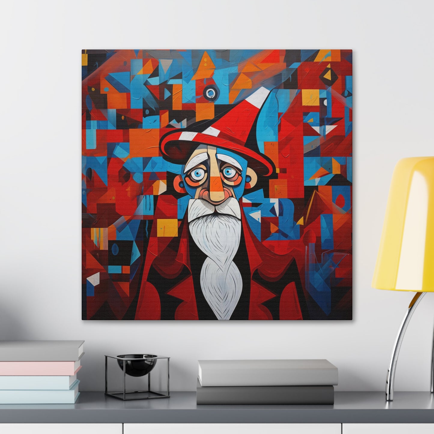 Christmas Santa Picasso decor