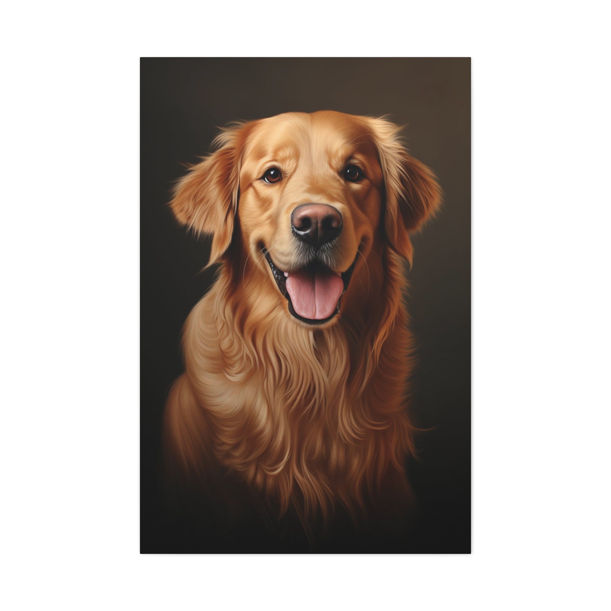 beautiful golden retriever canvas prints