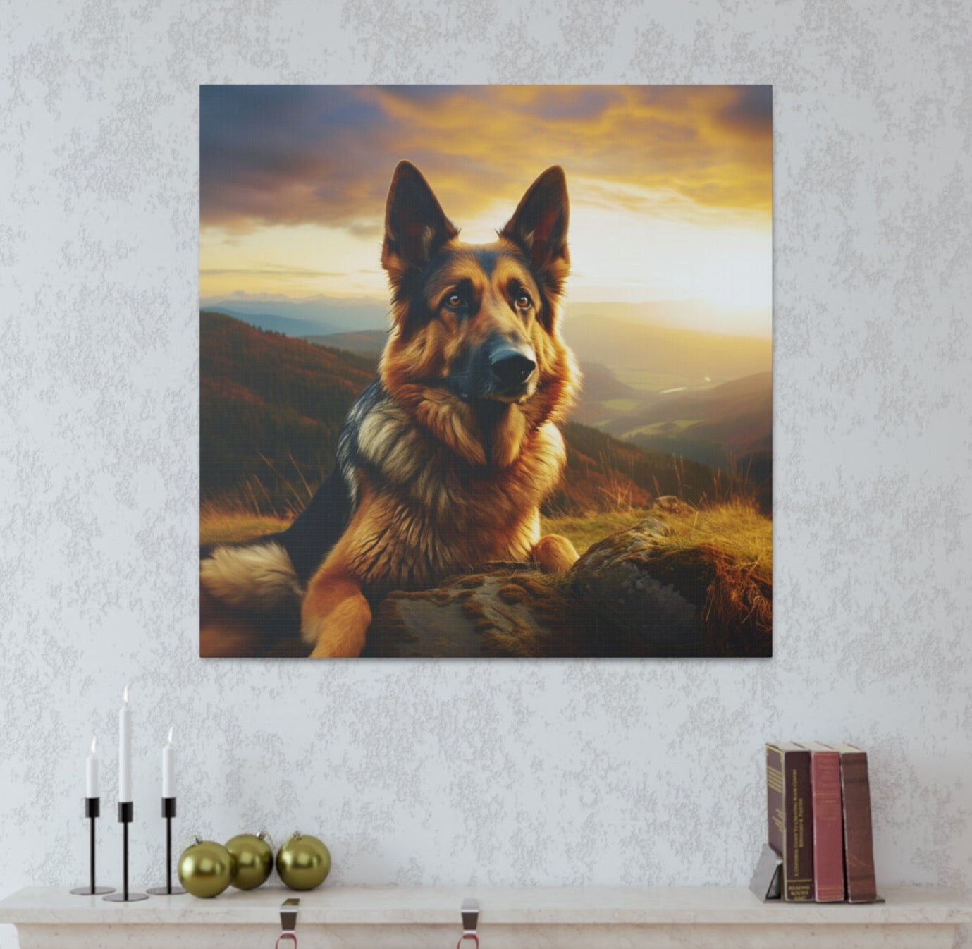 German Shepherd art