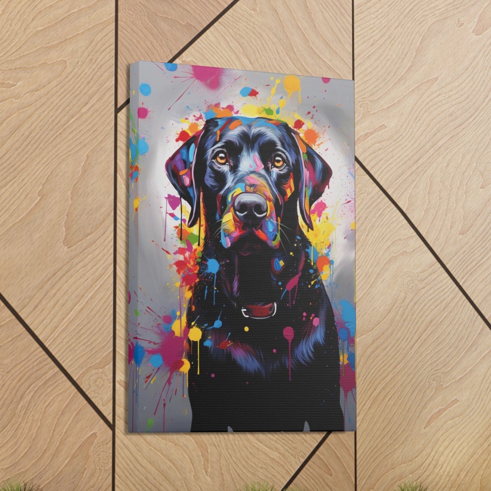 black labrador retriever modern art decor ideas