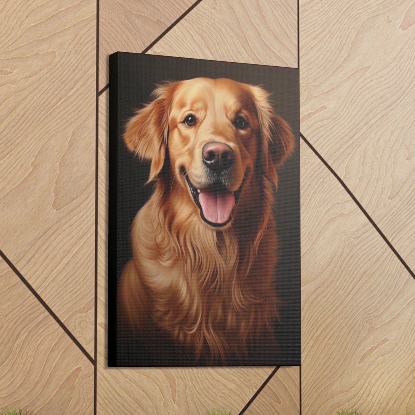 golden retriever wall decor