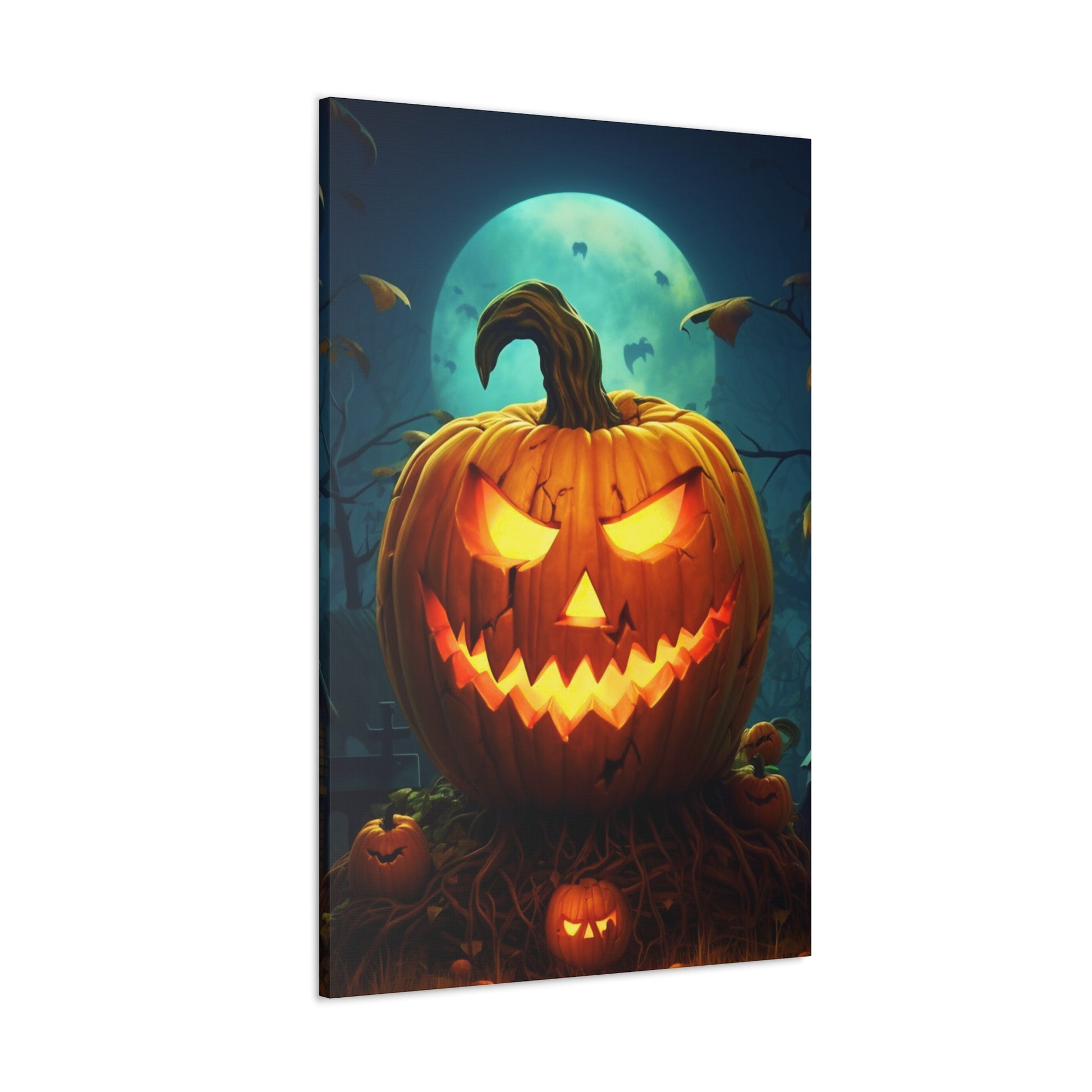 Halloween jack-o-lantern decor indoor