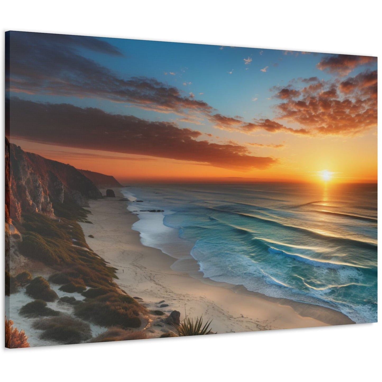 aesthetic sunset wall art