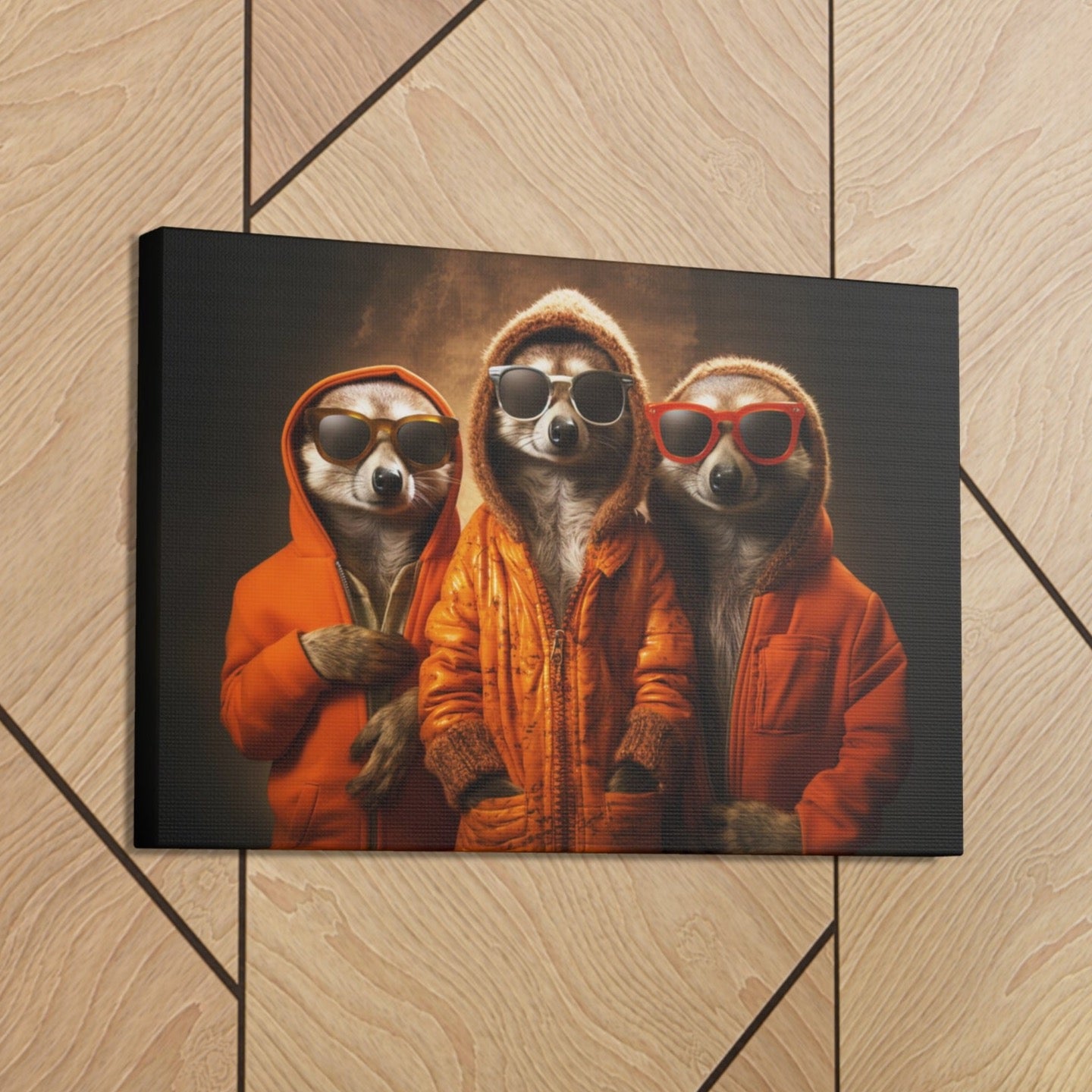 aesthetic Meerkats indoor decor