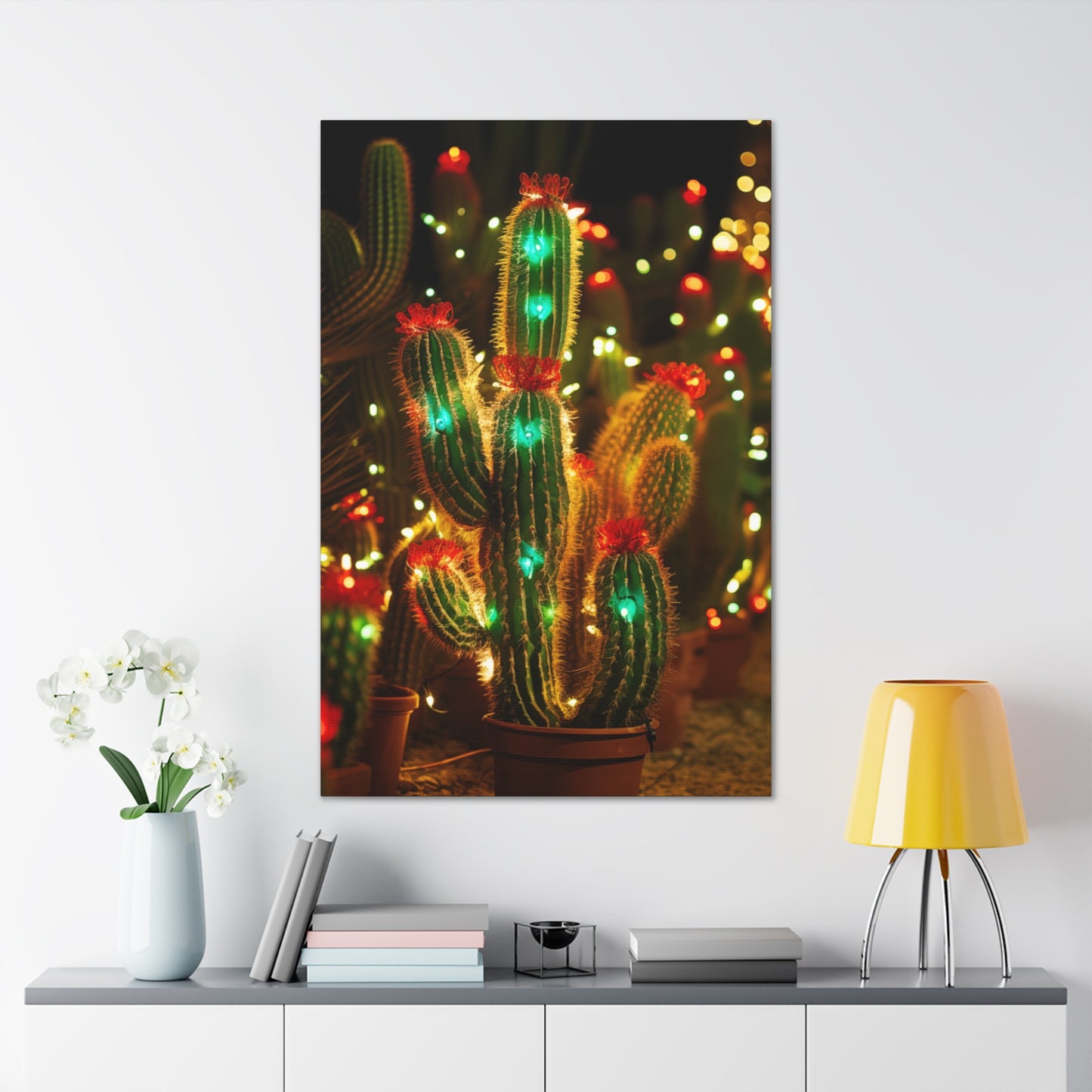 Cactus Christmas Tree wall decor