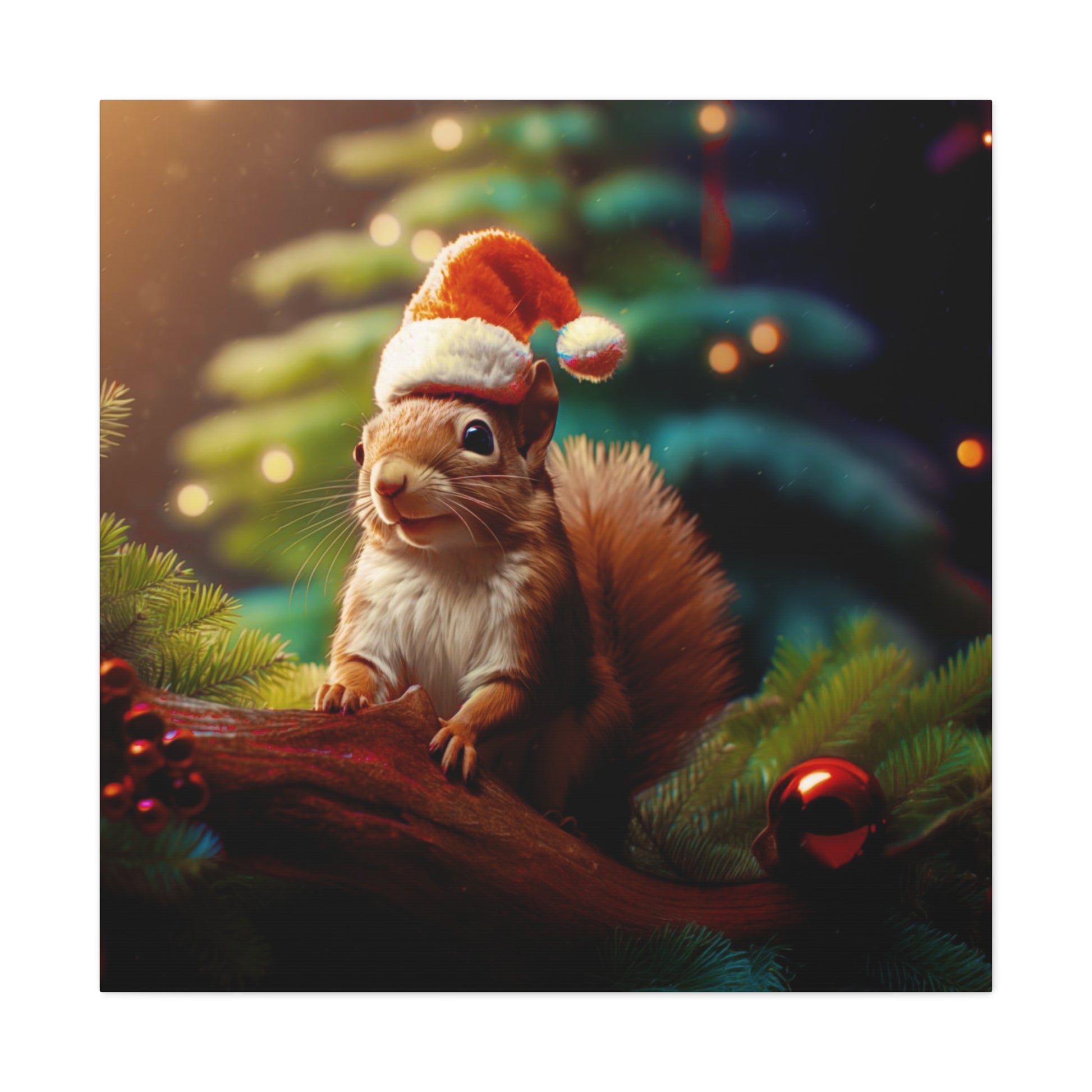 Christmas Squirrel wall decor