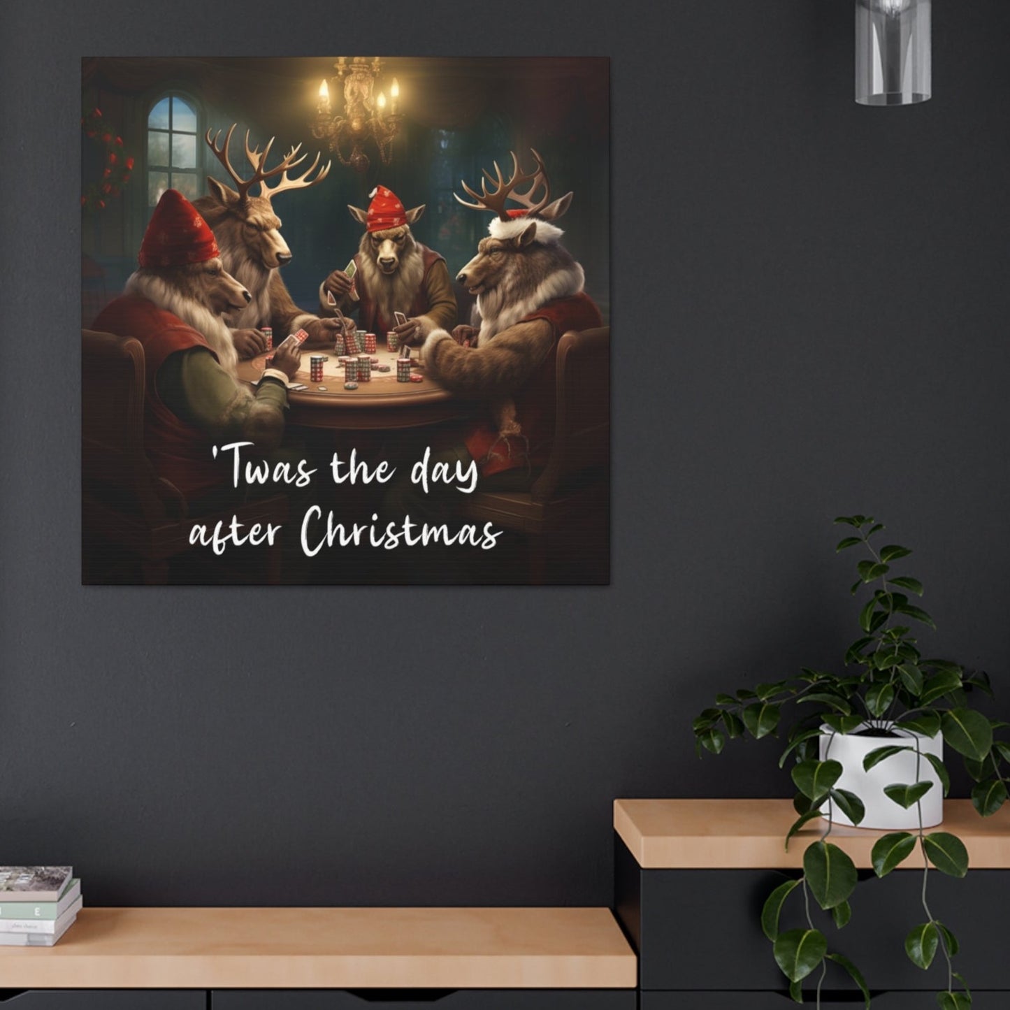Christmas Reindeer wall decor art