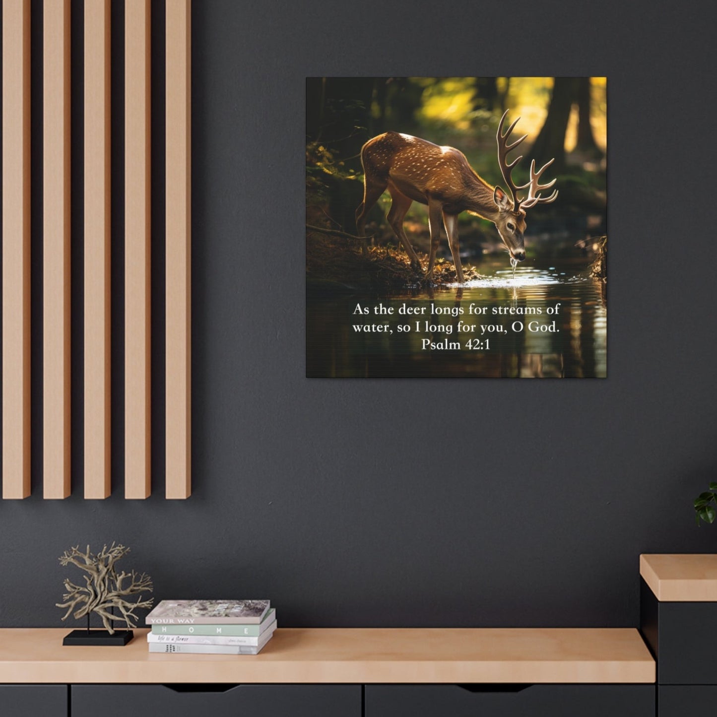 gift ideas for Christians, Psalm 42:1 wall art gifts pictures paintings