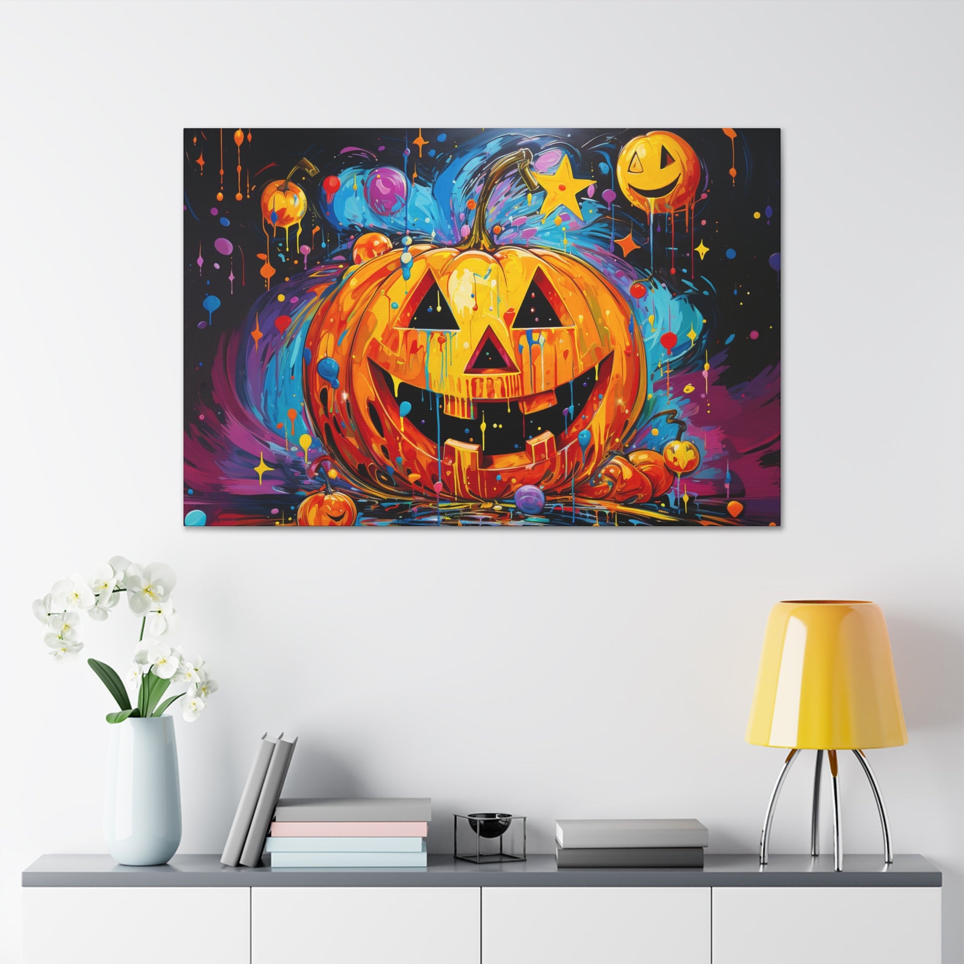 Halloween Peter Max pumpkin decorations