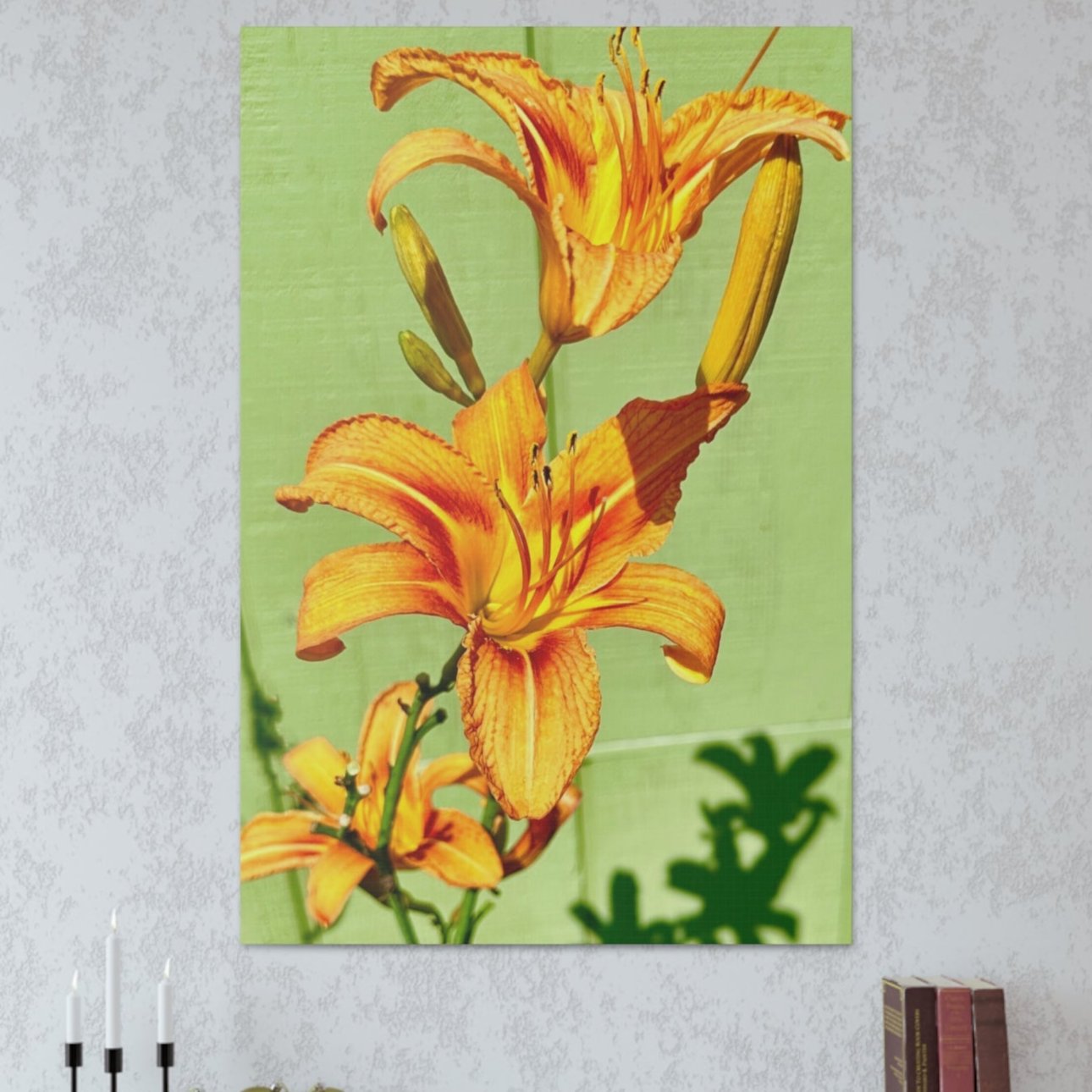daylilies aesthetic wall decor