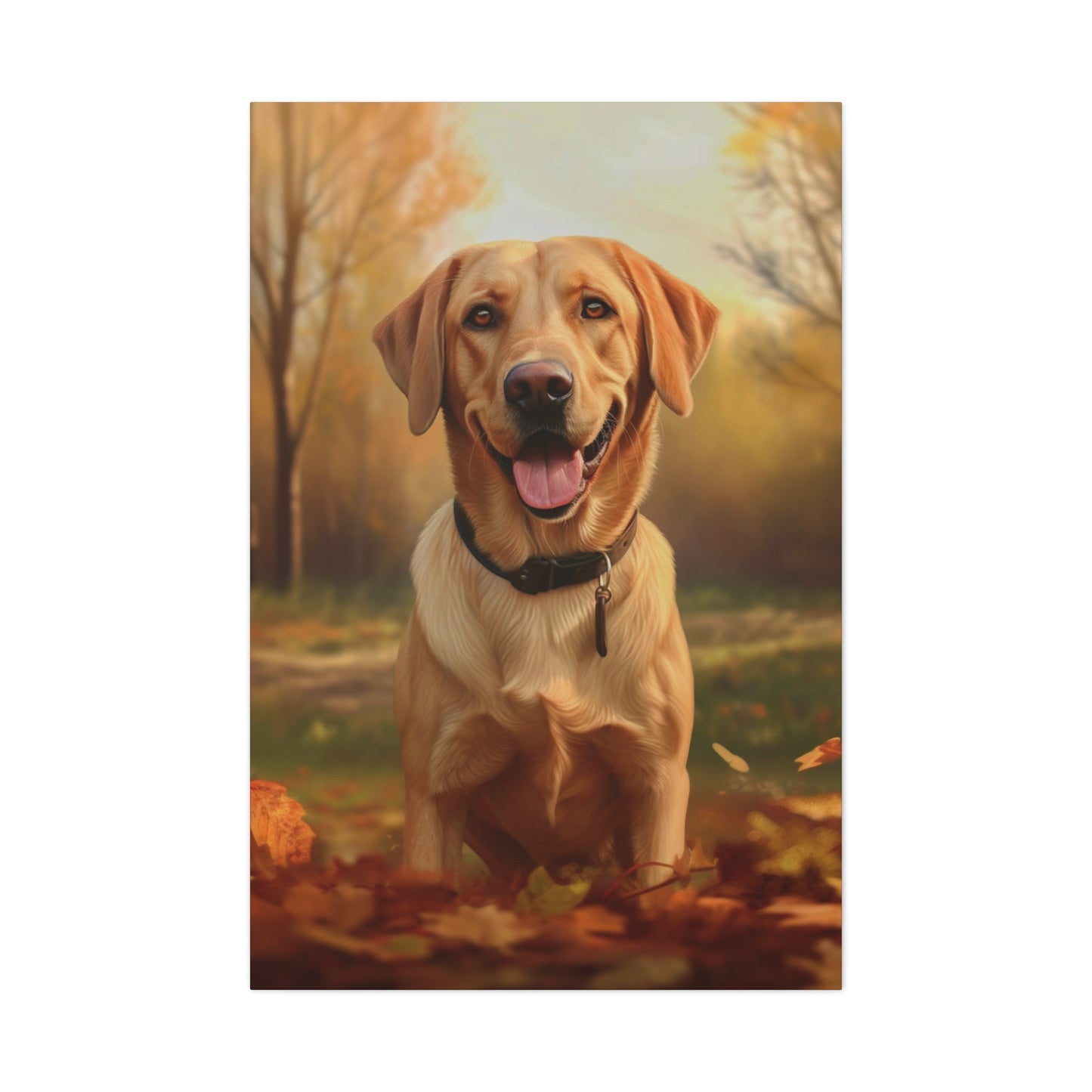golden lab canvas print, golden lab art pictures