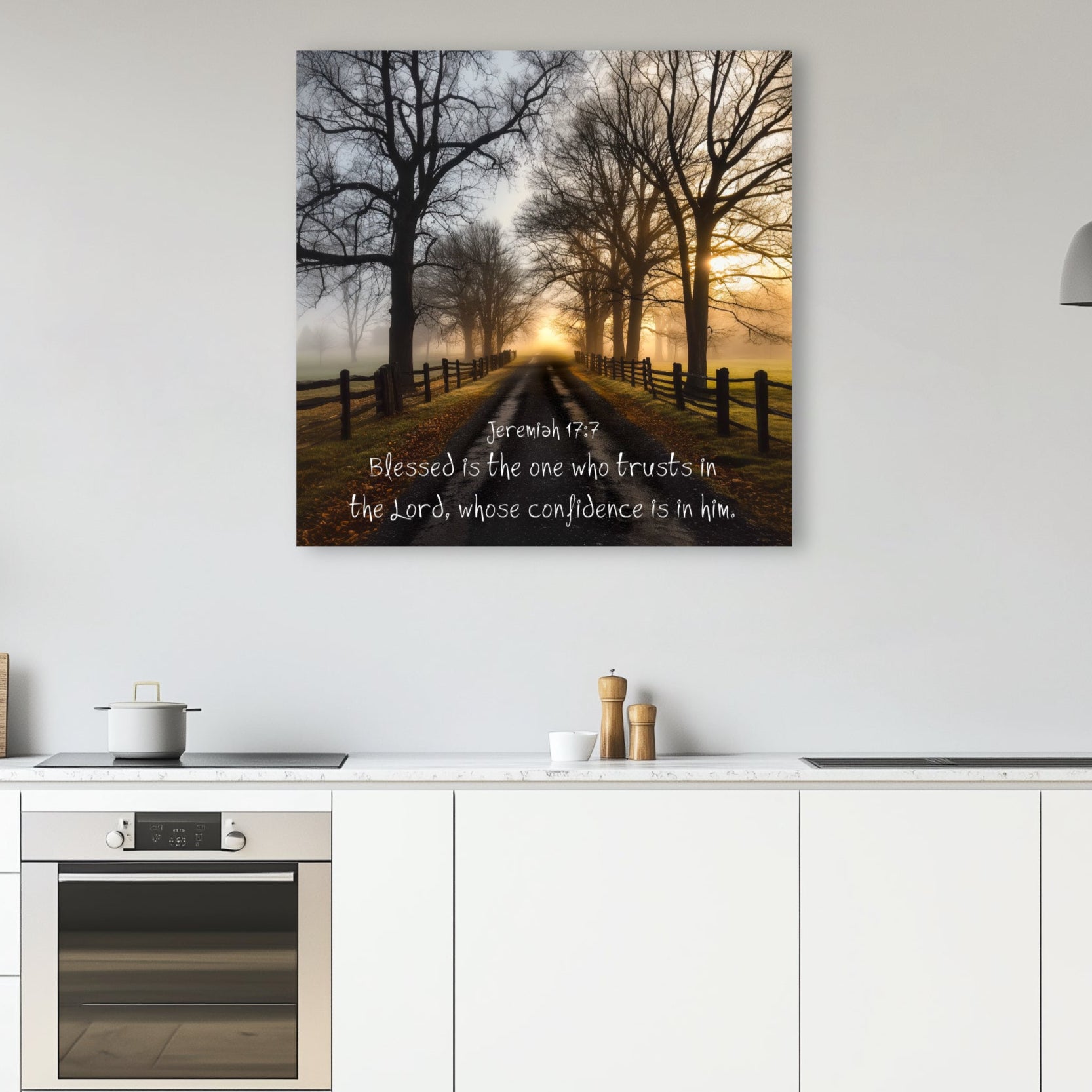 Jeremiah 17:7 Christian picture whose confidence is in him