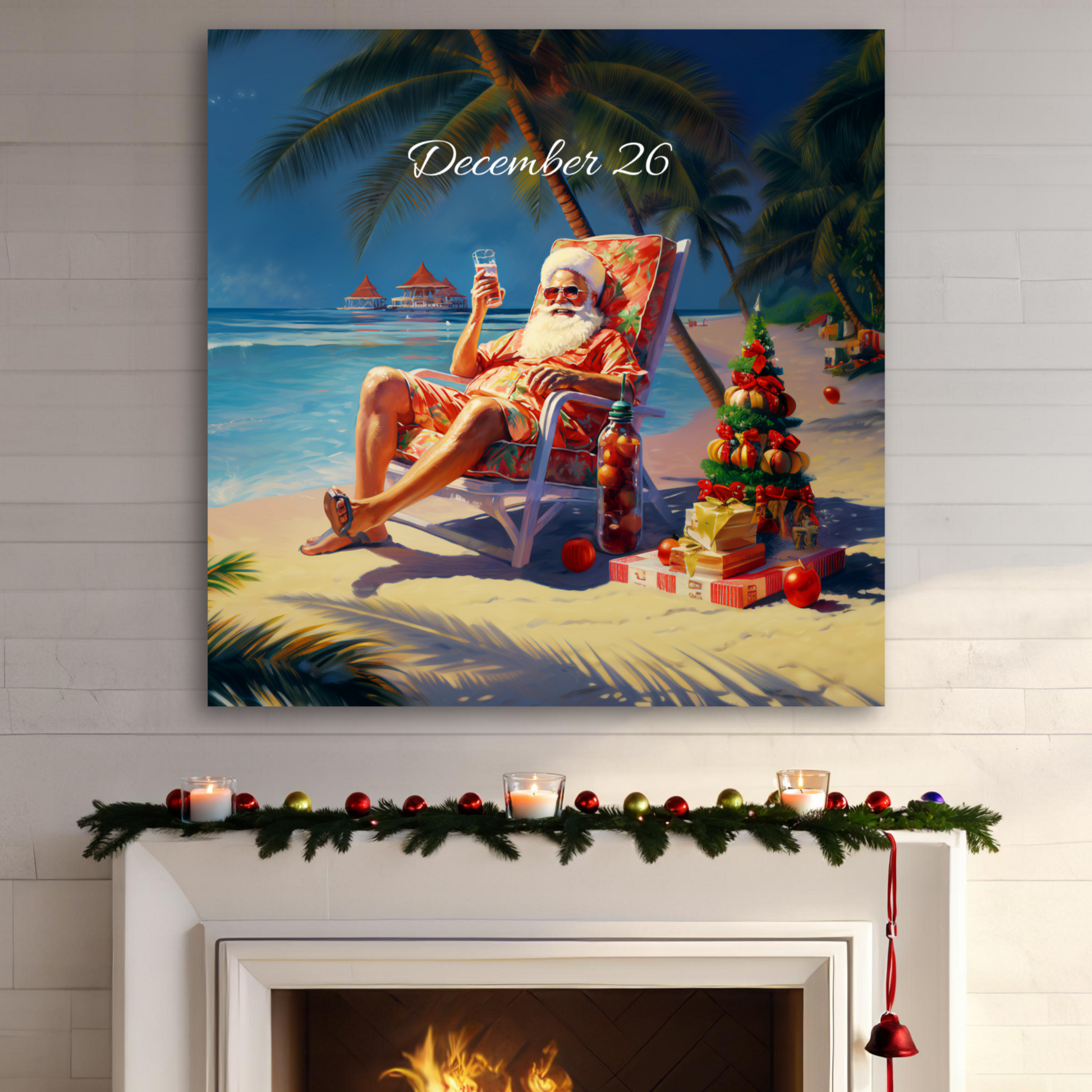 the day after christmas santa art