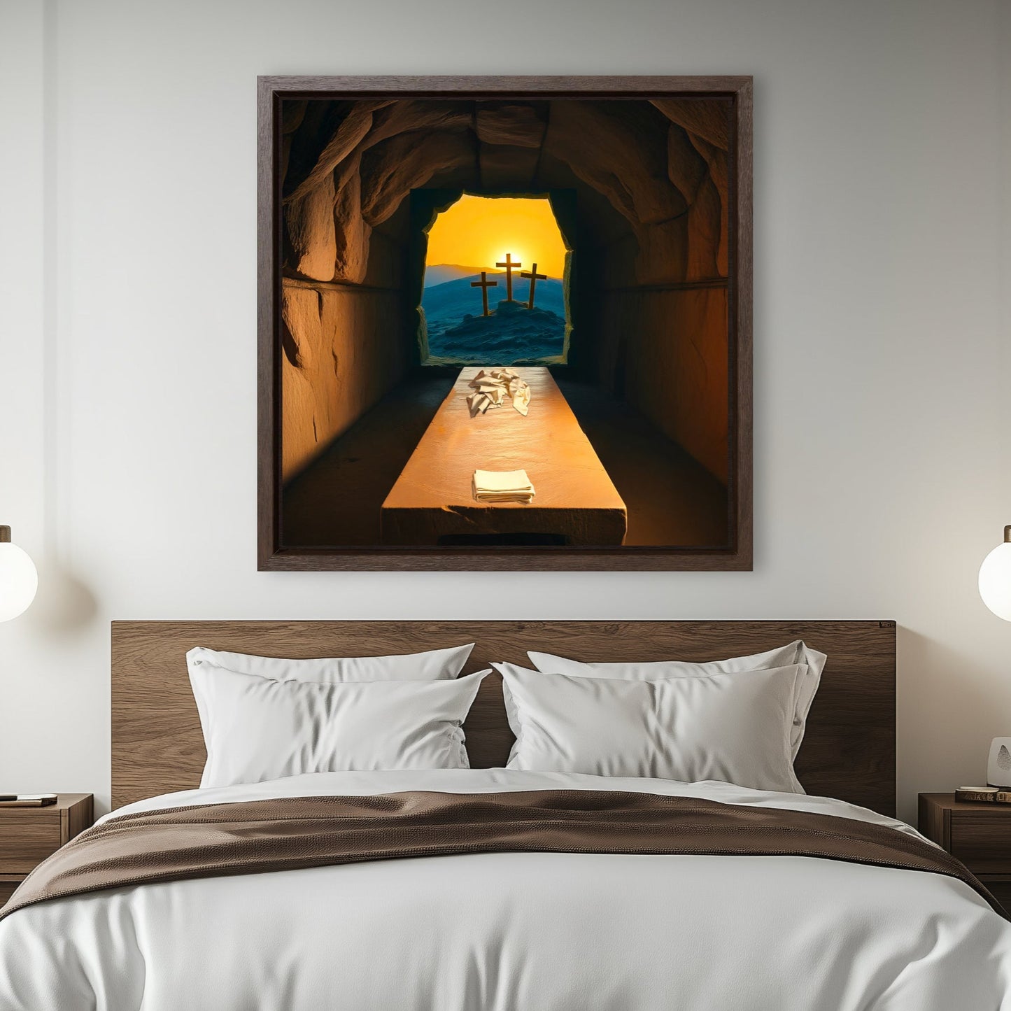 aesthetic christian easter decor art gifts unframed