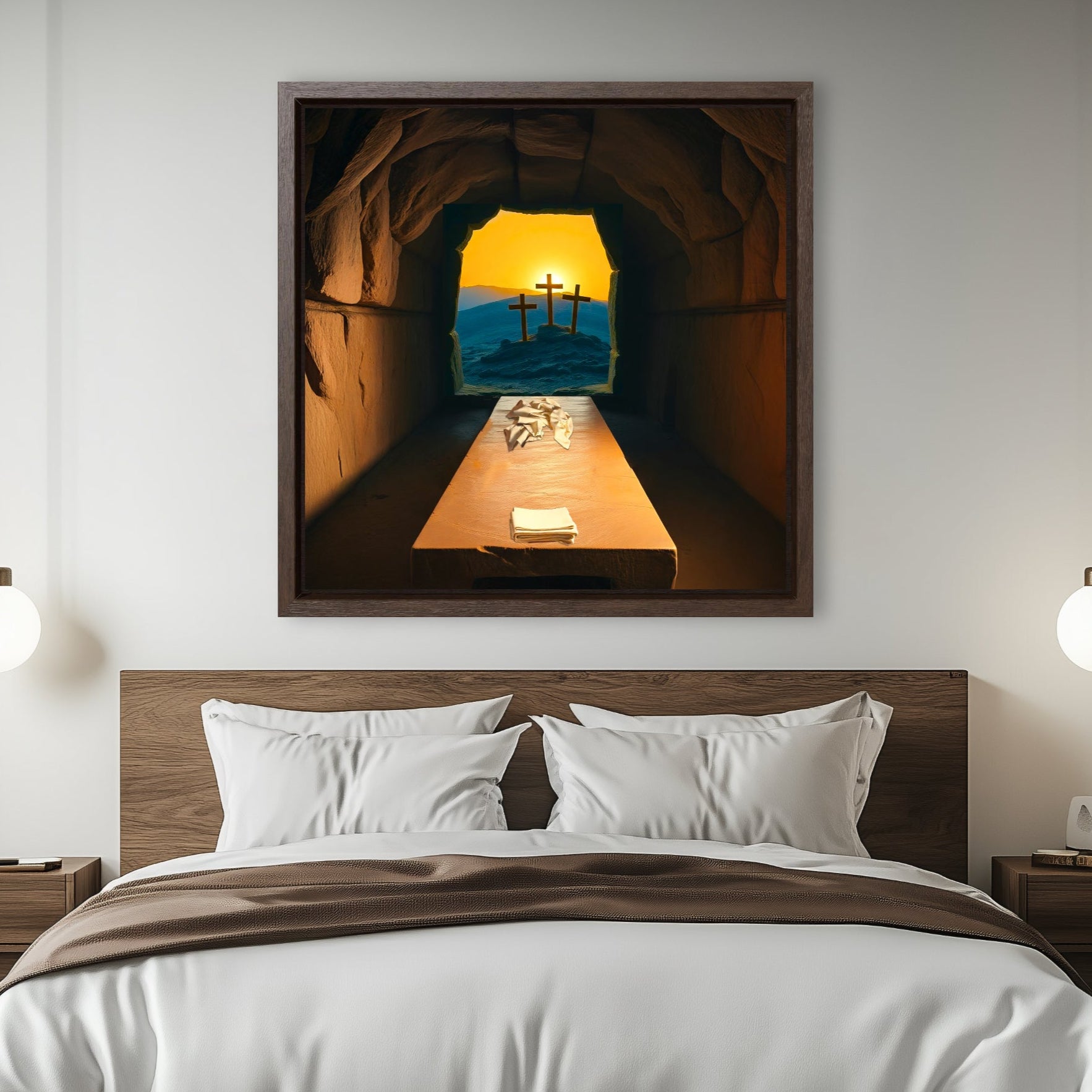 aesthetic christian easter decor art gifts unframed