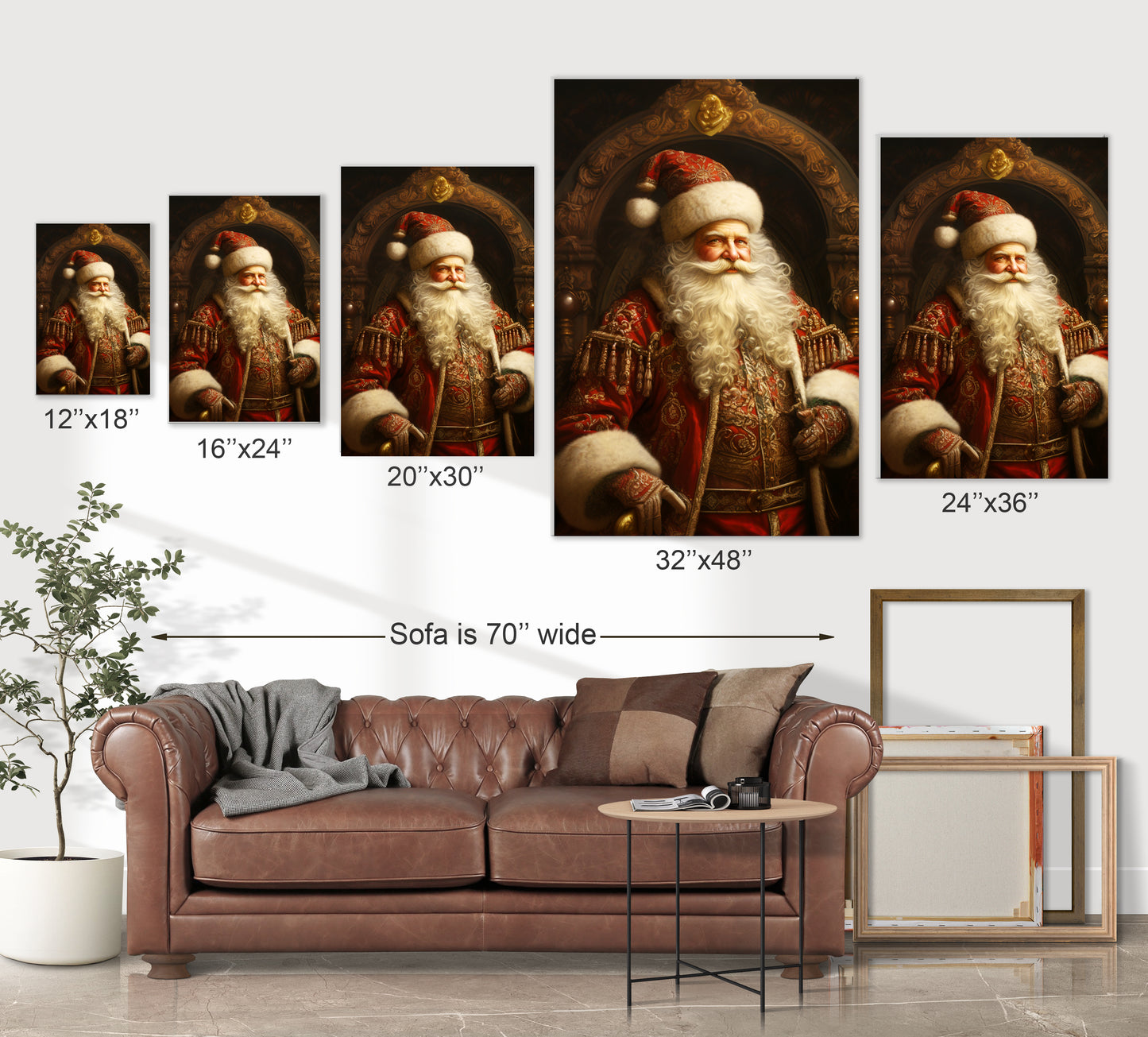 victorian santa decor