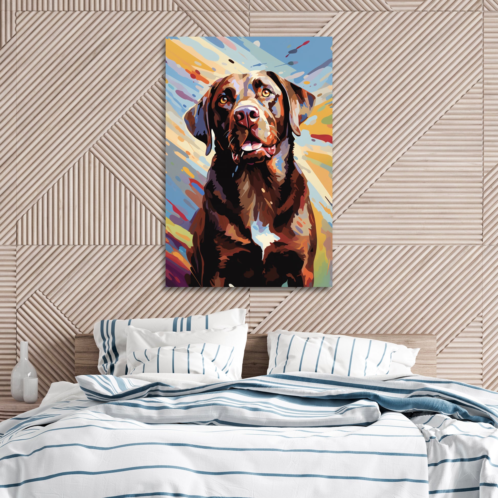 aesthetic chocolate lab wall decor modern art, chocolate lab modern art wall decor ideas