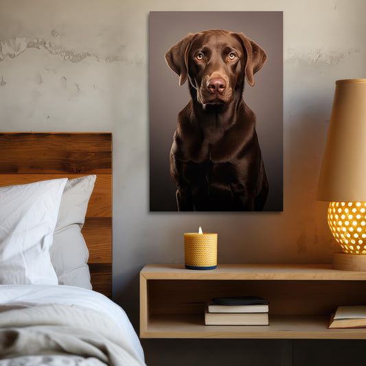 aesthetic chocolate lab wall decor art, chocolate lab art wall decor ideas