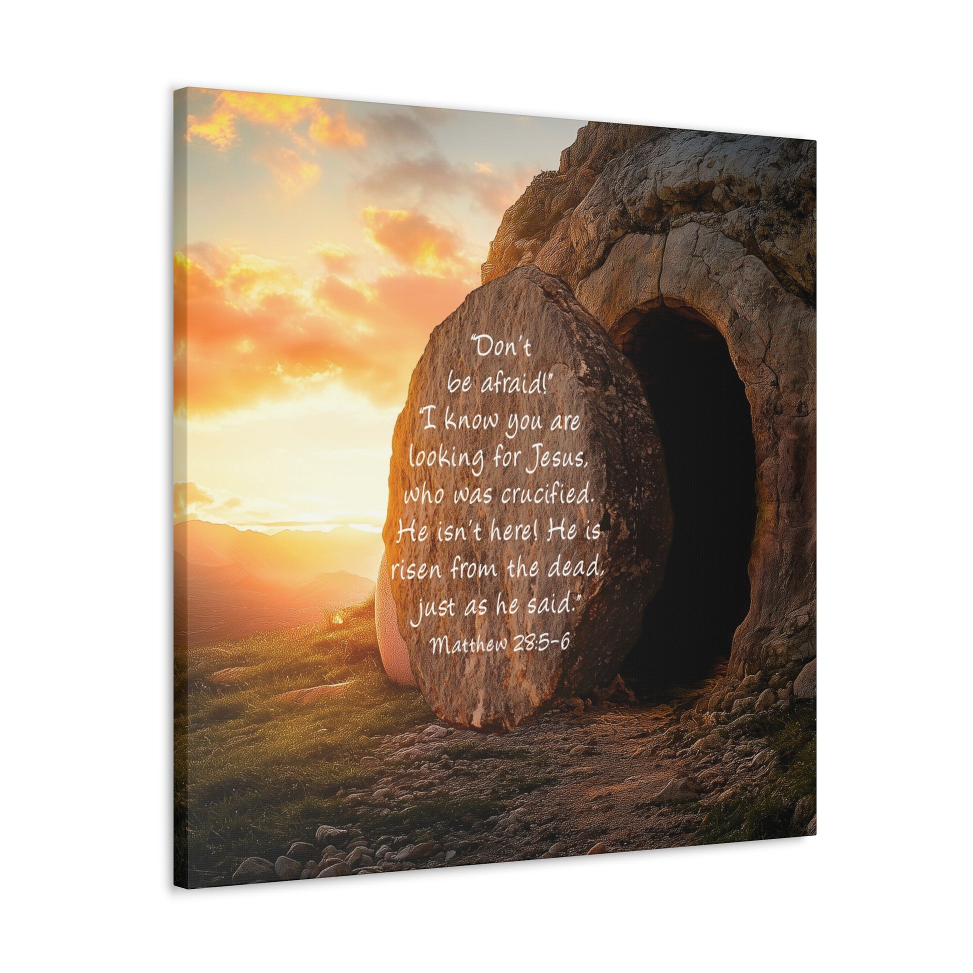 christian painting canvas print gallery wrap faith can move mountains