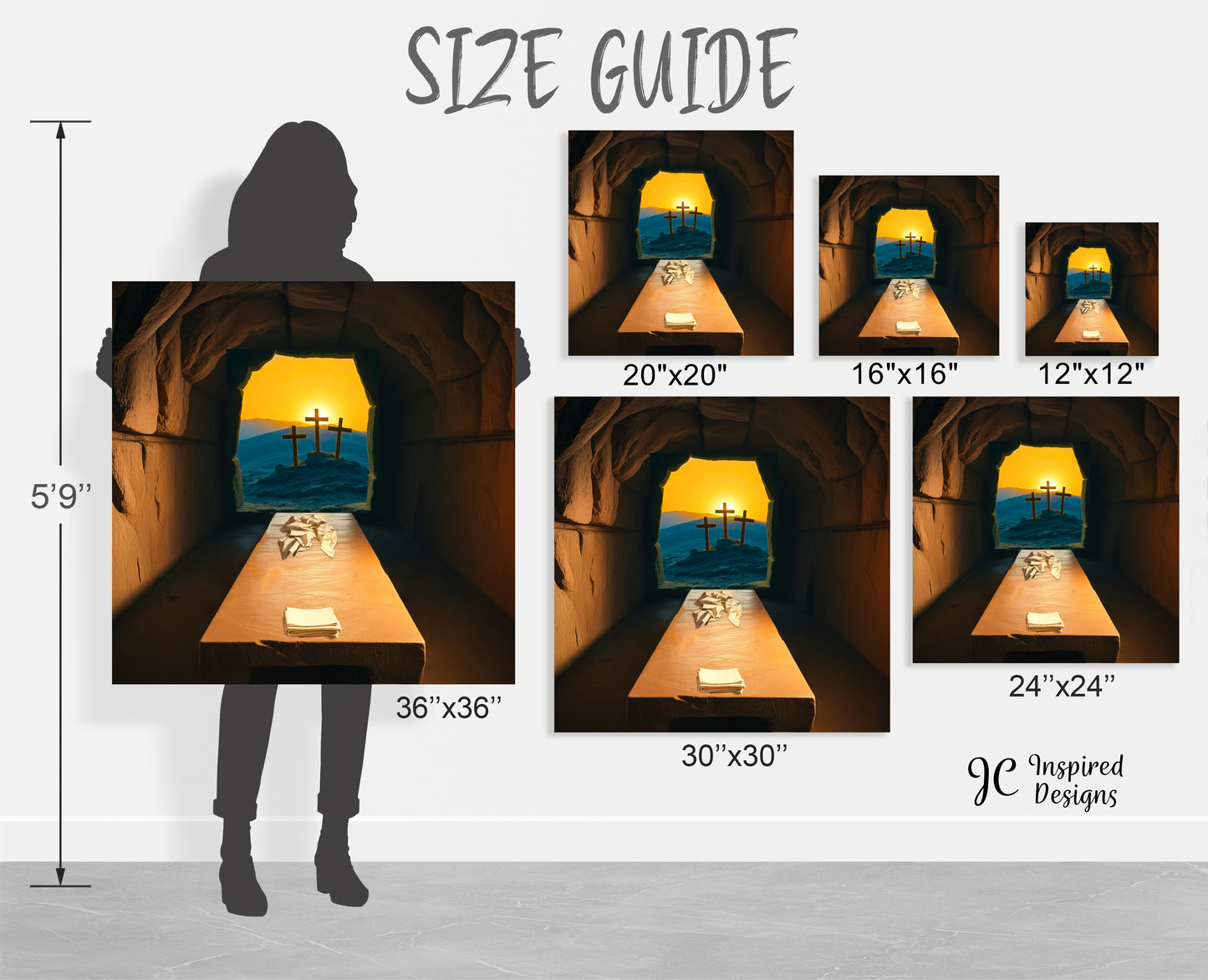 bible decoration Outside the Empty Tomb