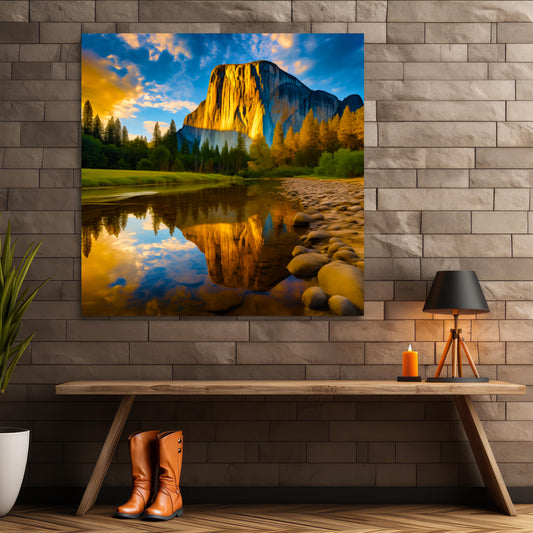 aesthetic El Capitan canvas print