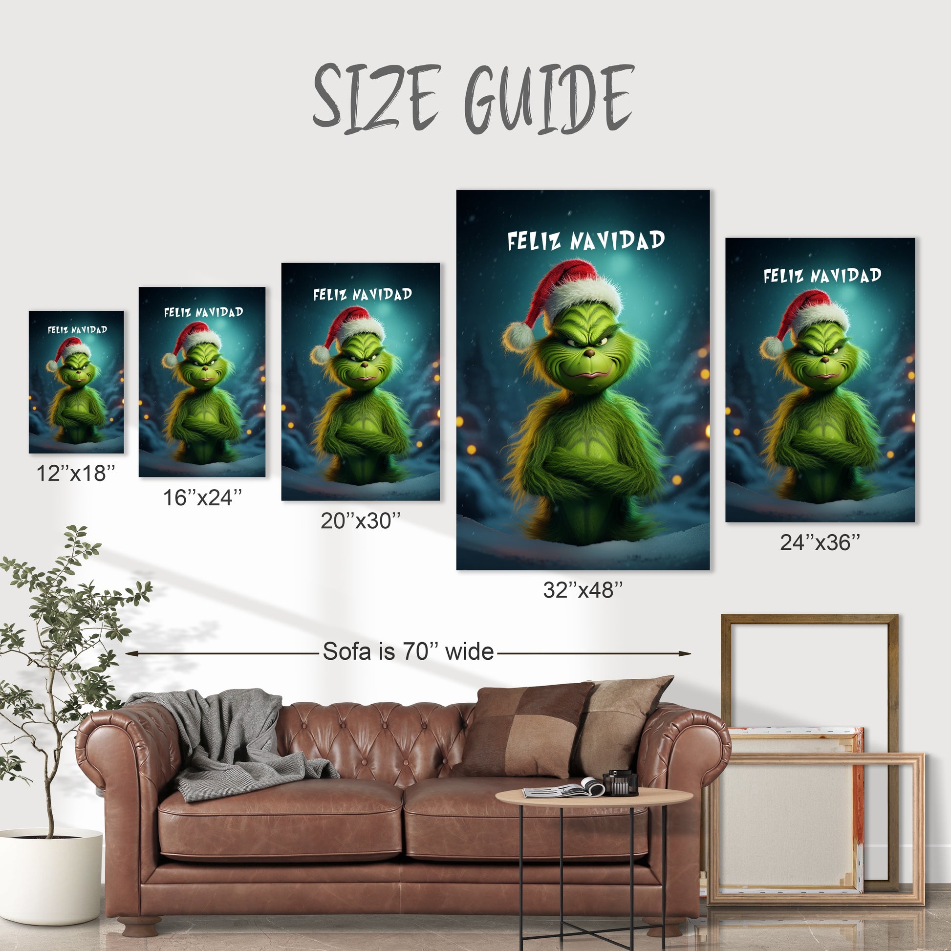 Grinch Feliz Navidad decor ideas