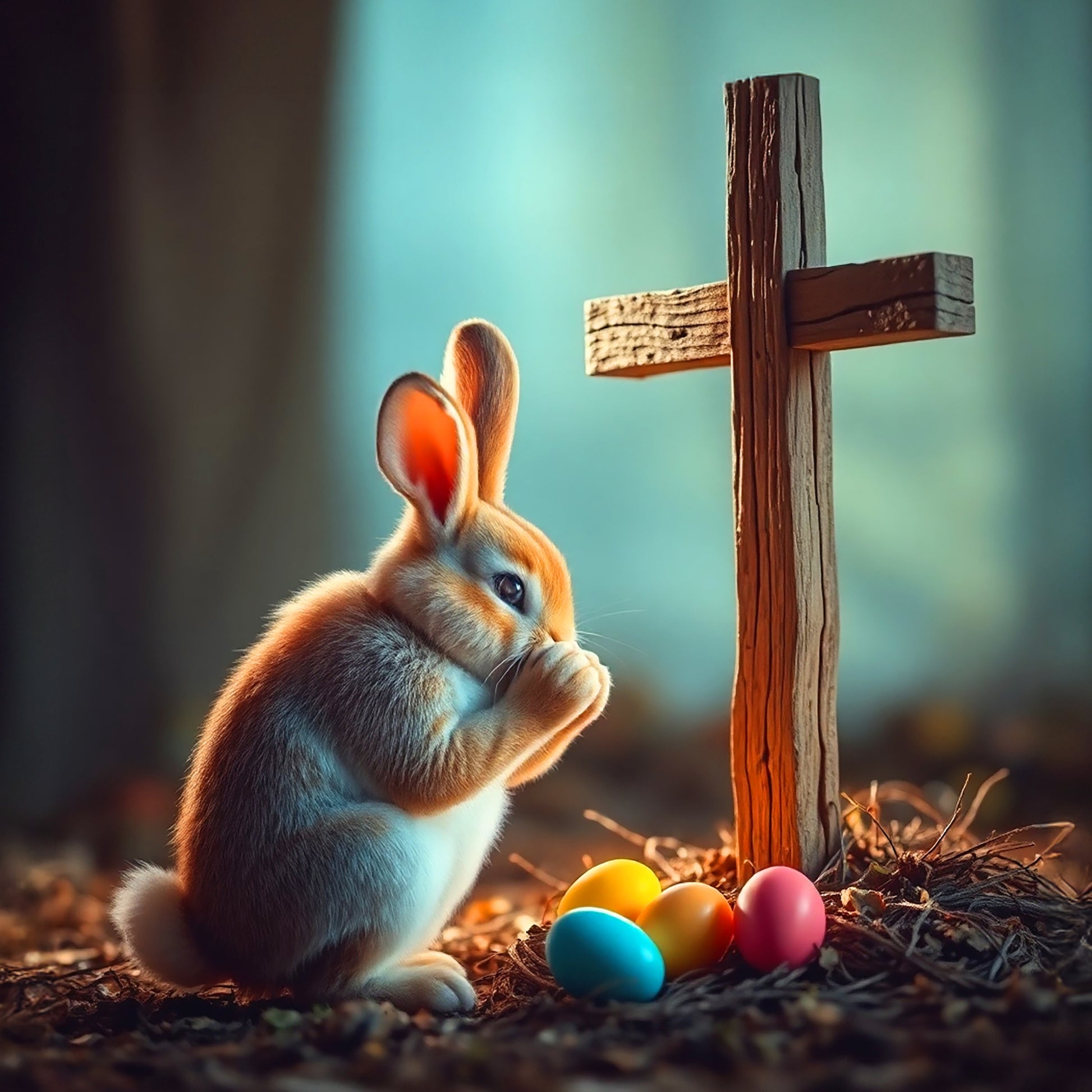 aesthetic christian easter decor art gifts unframed