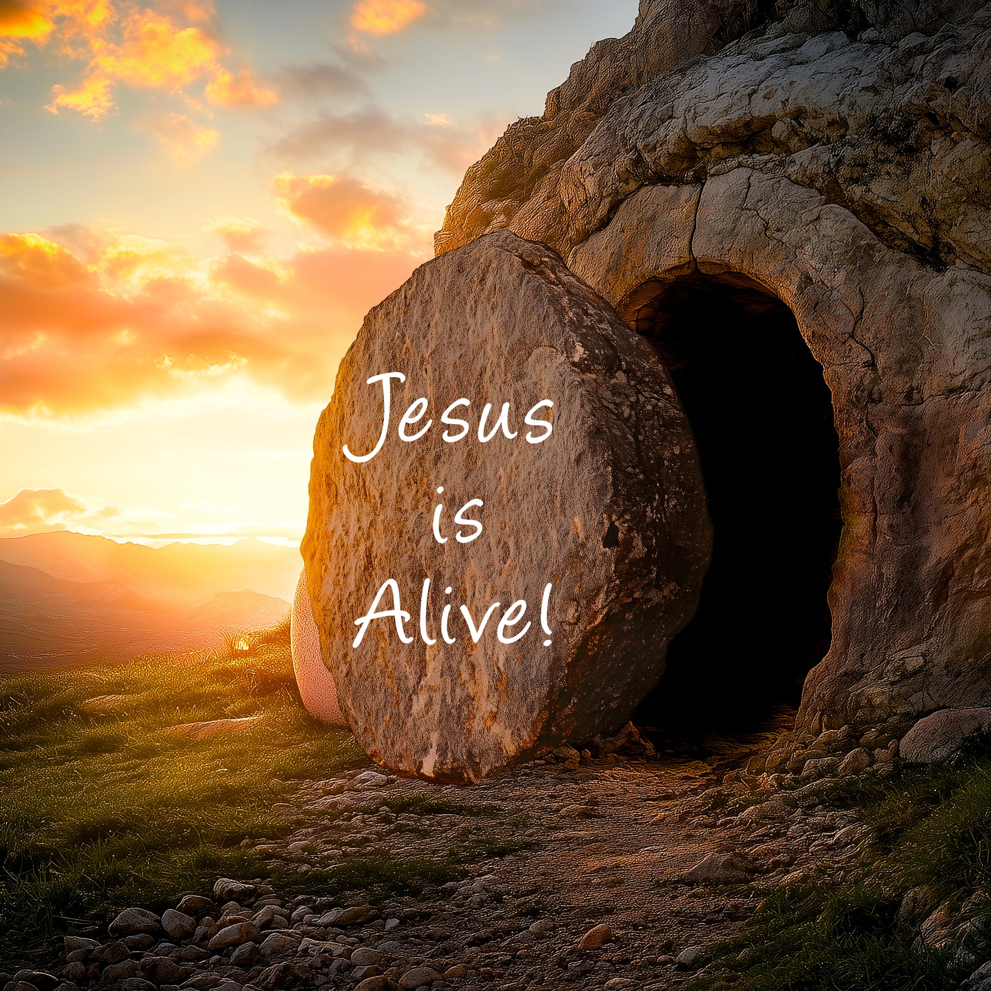 aesthetic christian easter decor art gifts unframed