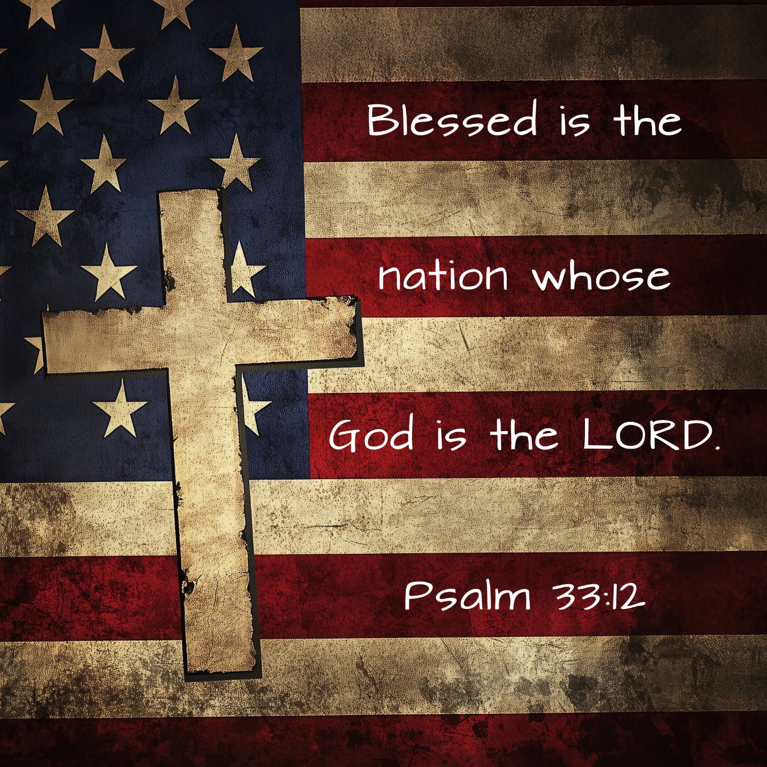 Christian picture aesthetic bible verse patriotism