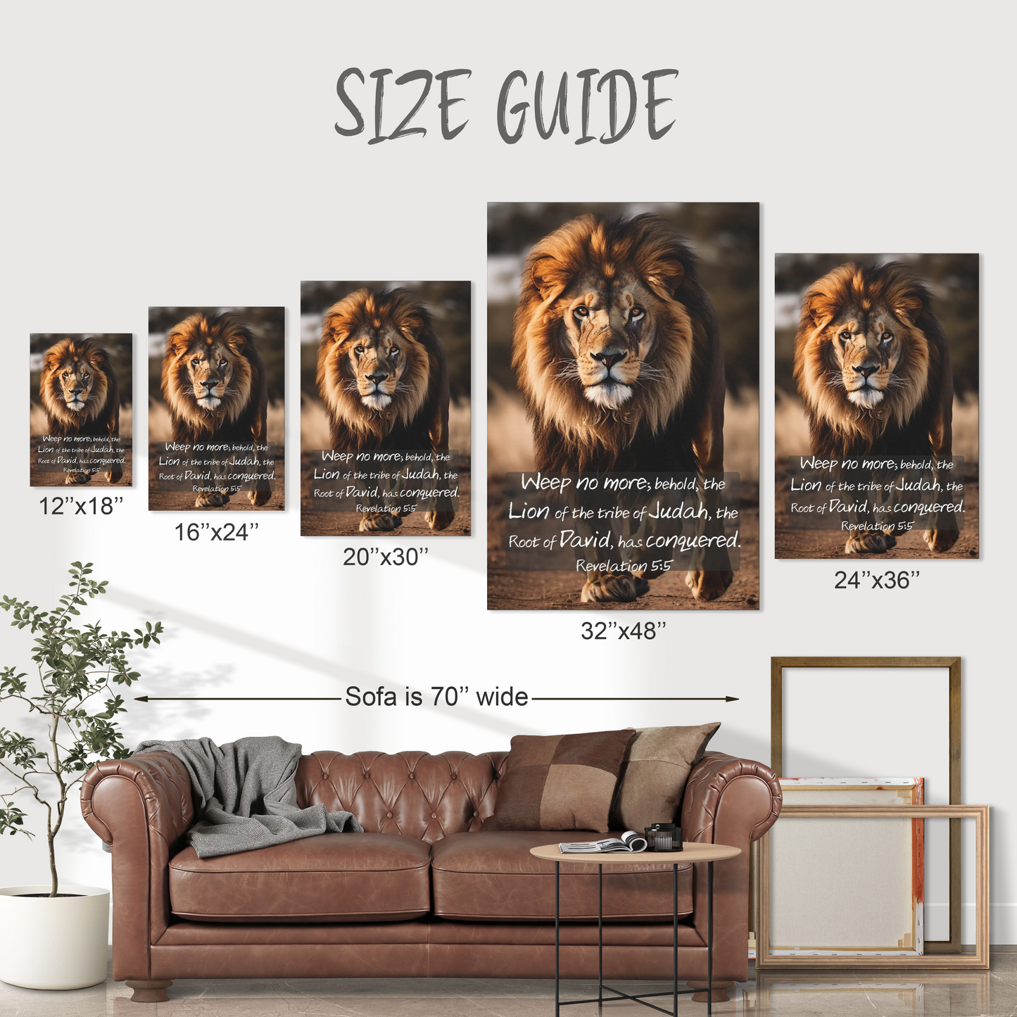 revelation 5:5 Christian wall decor gifts